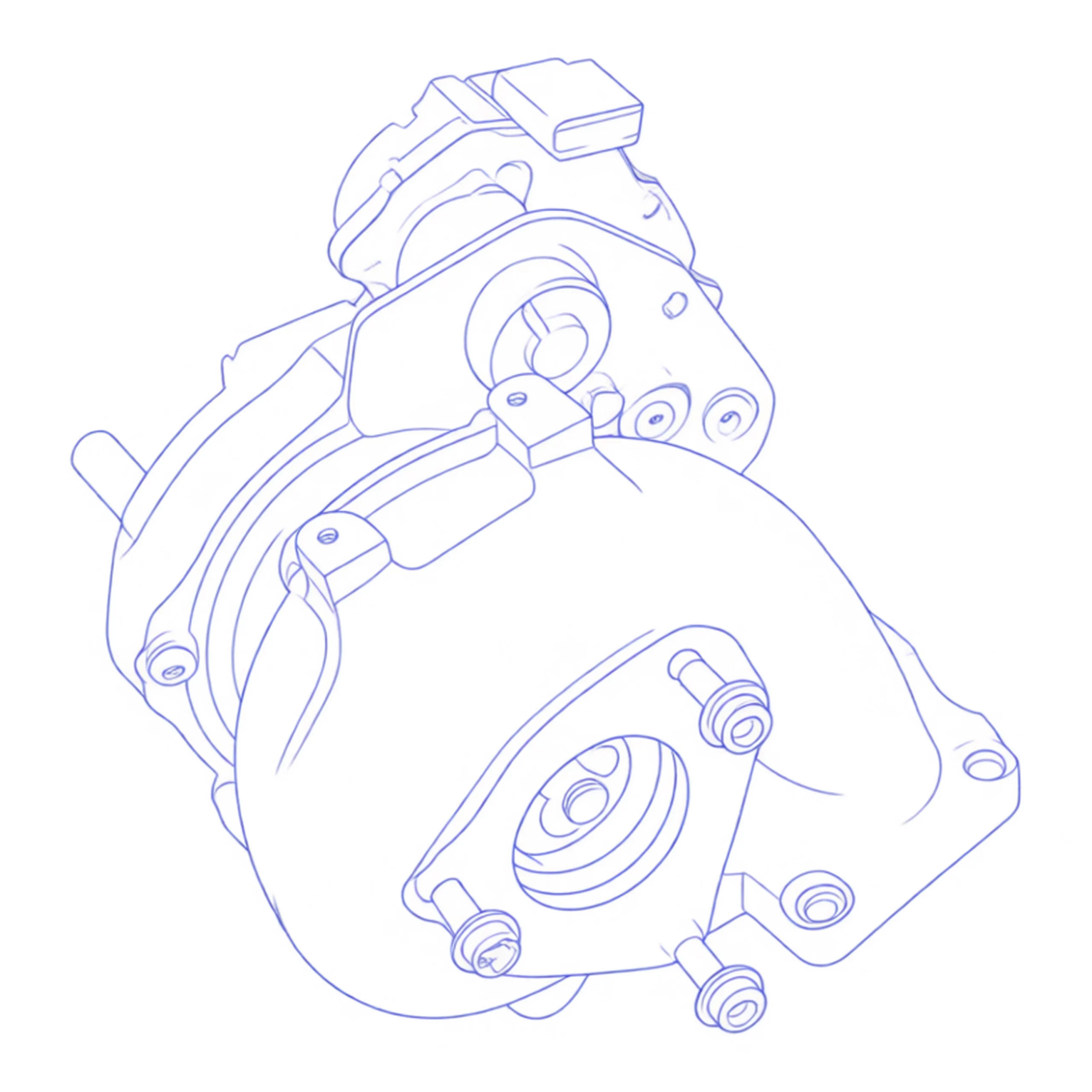 Turbocompressore revisionato BorgWarner 53049700051
