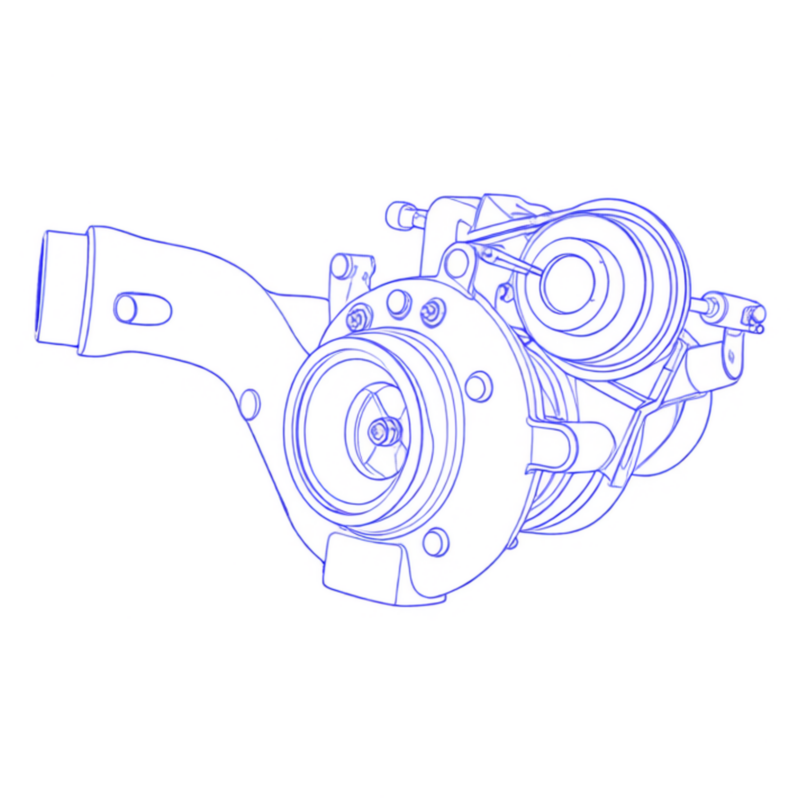 Turbocompressore revisionato Mitsubishi 49135-00720