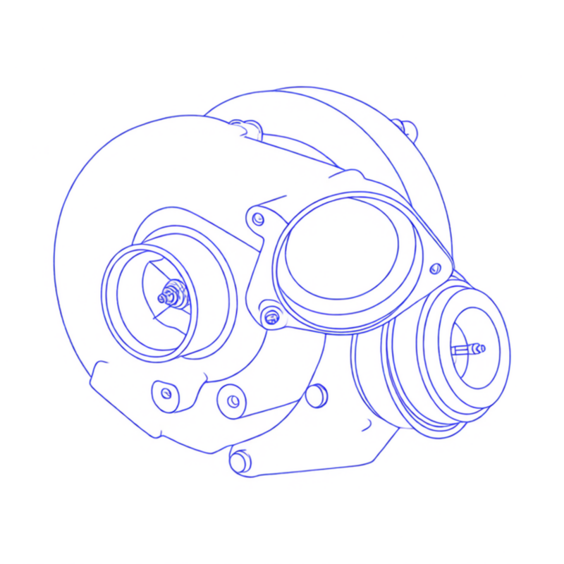 Turbocompressore revisionato Garrett 728989-1