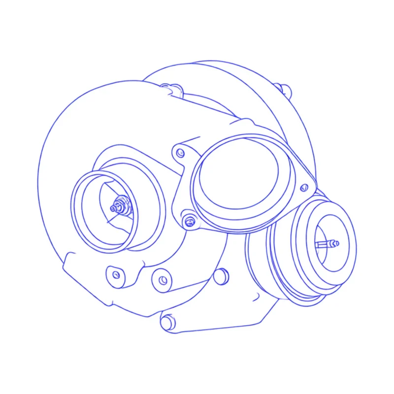 Turbocompressore revisionato Garrett 728989-1