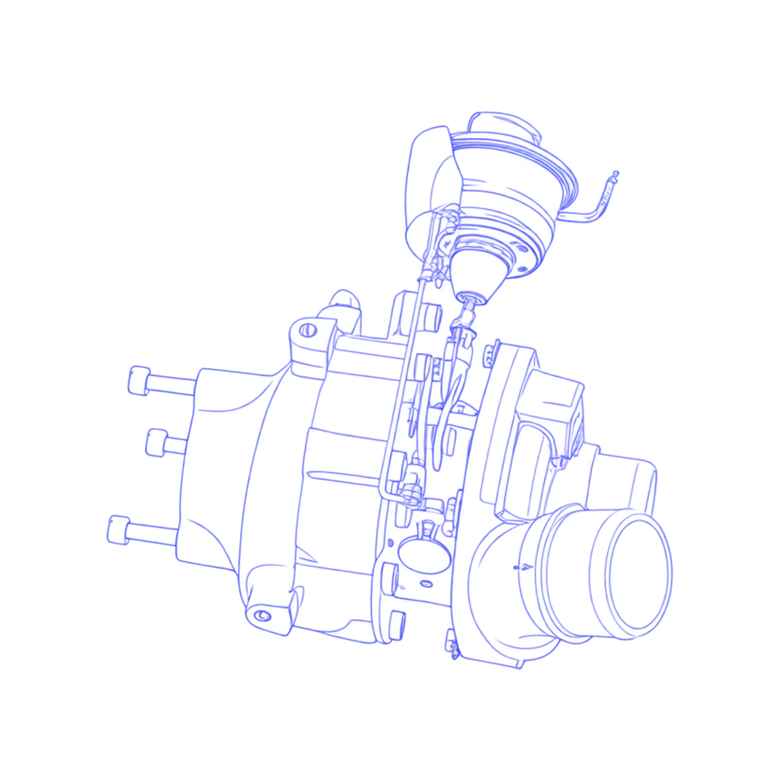 Turbocompressore revisionato BorgWarner 53039700144