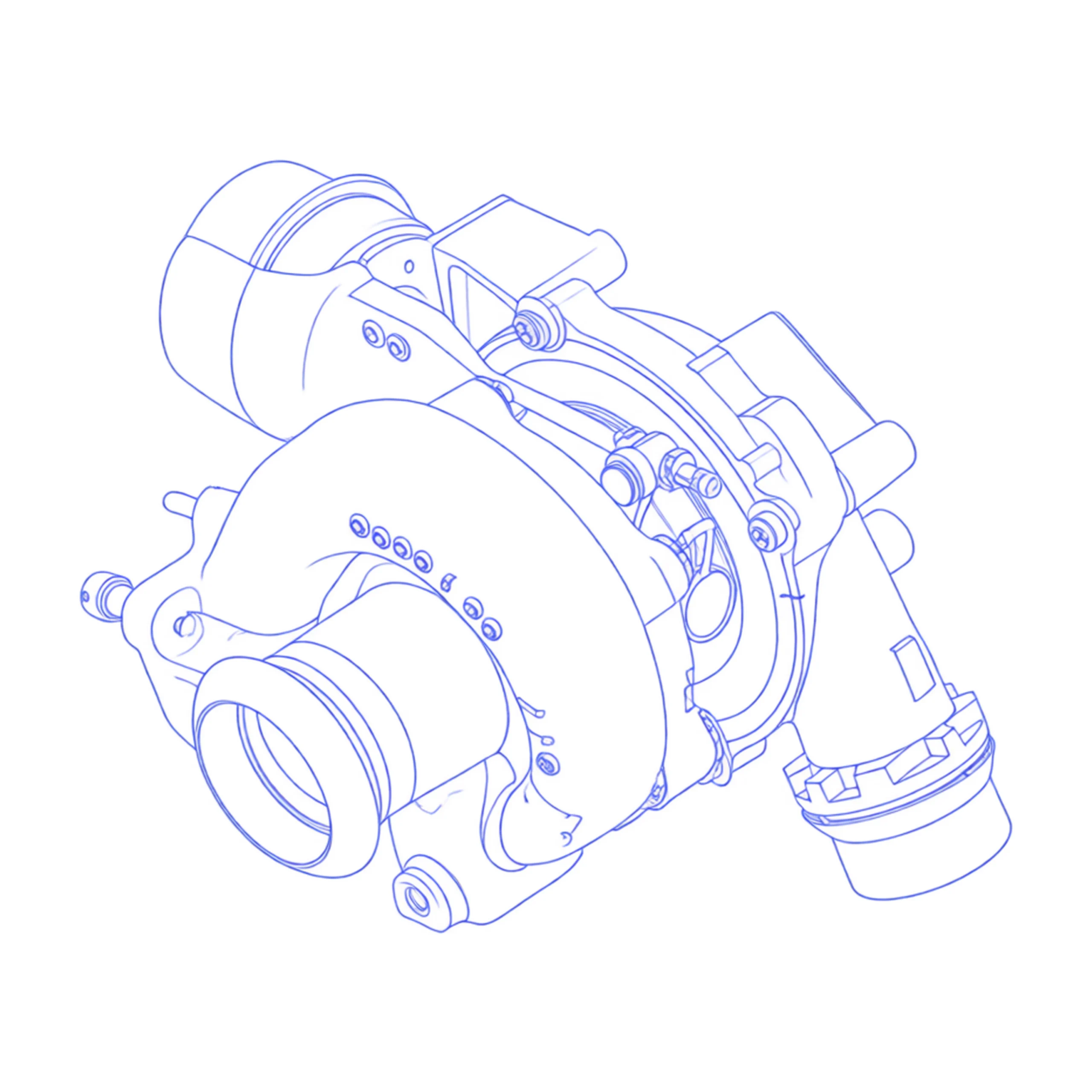Turbocompressore revisionato BorgWarner 54389700002