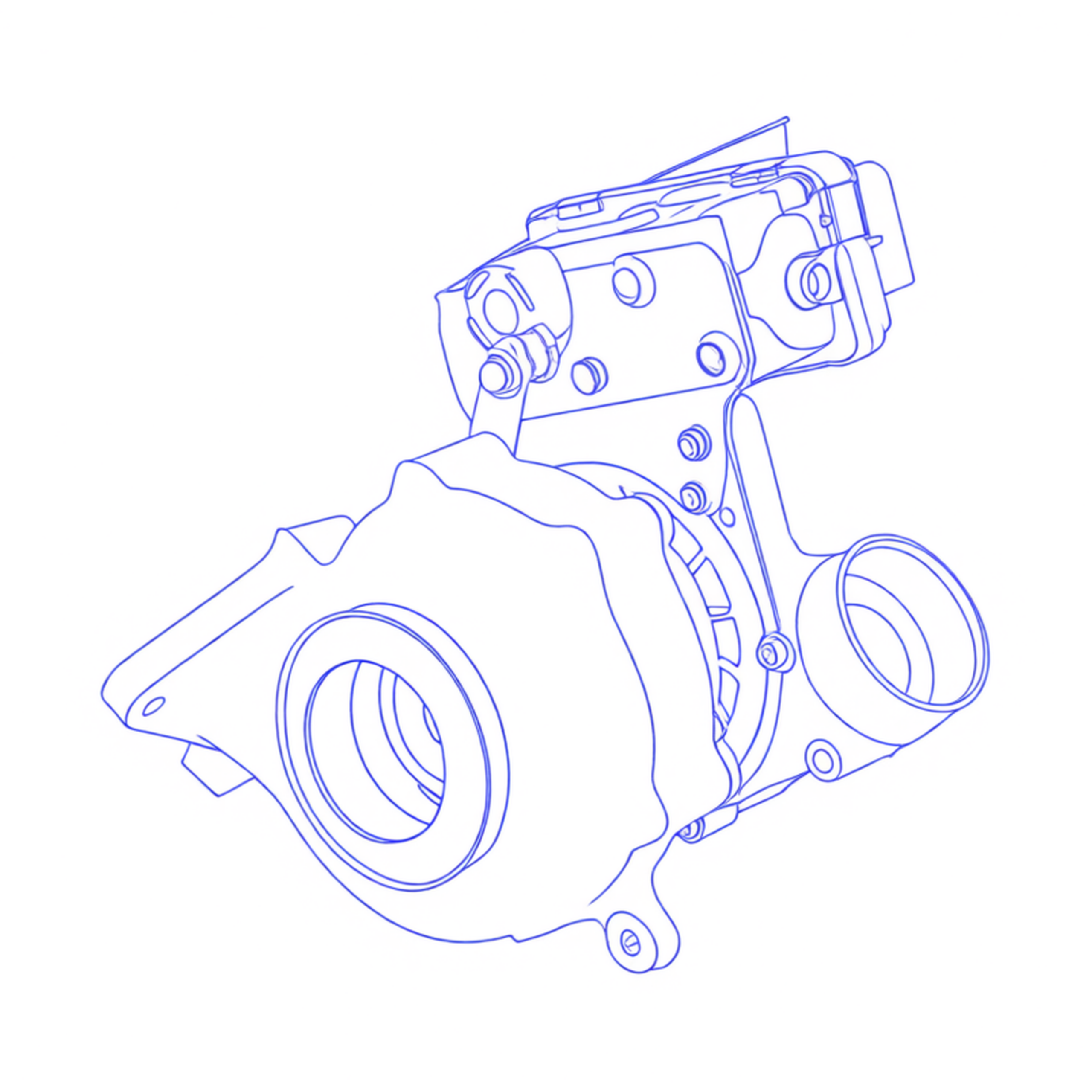 Turbocompressore revisionato Garrett 724495-3