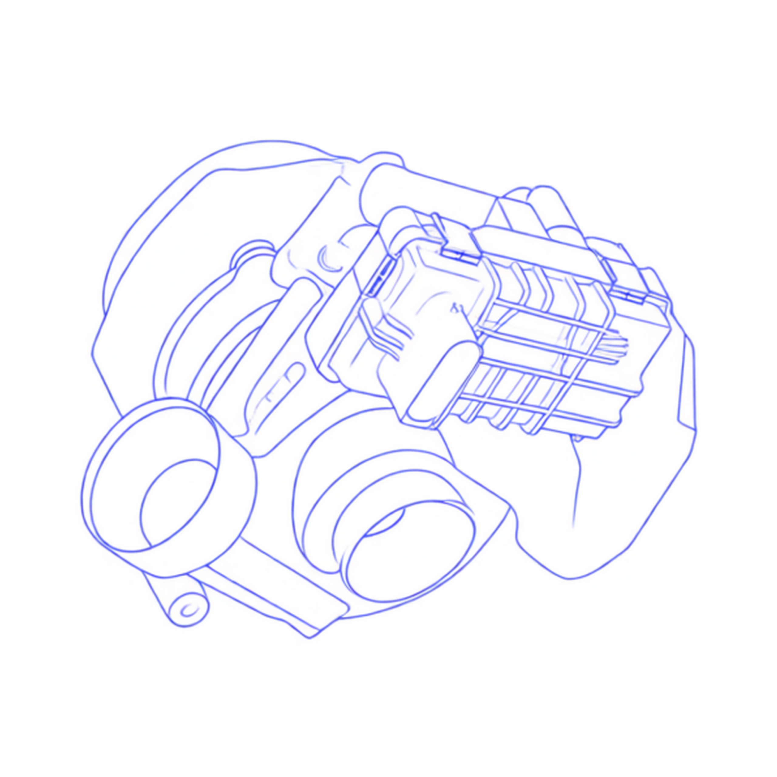 Turbocompressore revisionato Garrett 724495-3