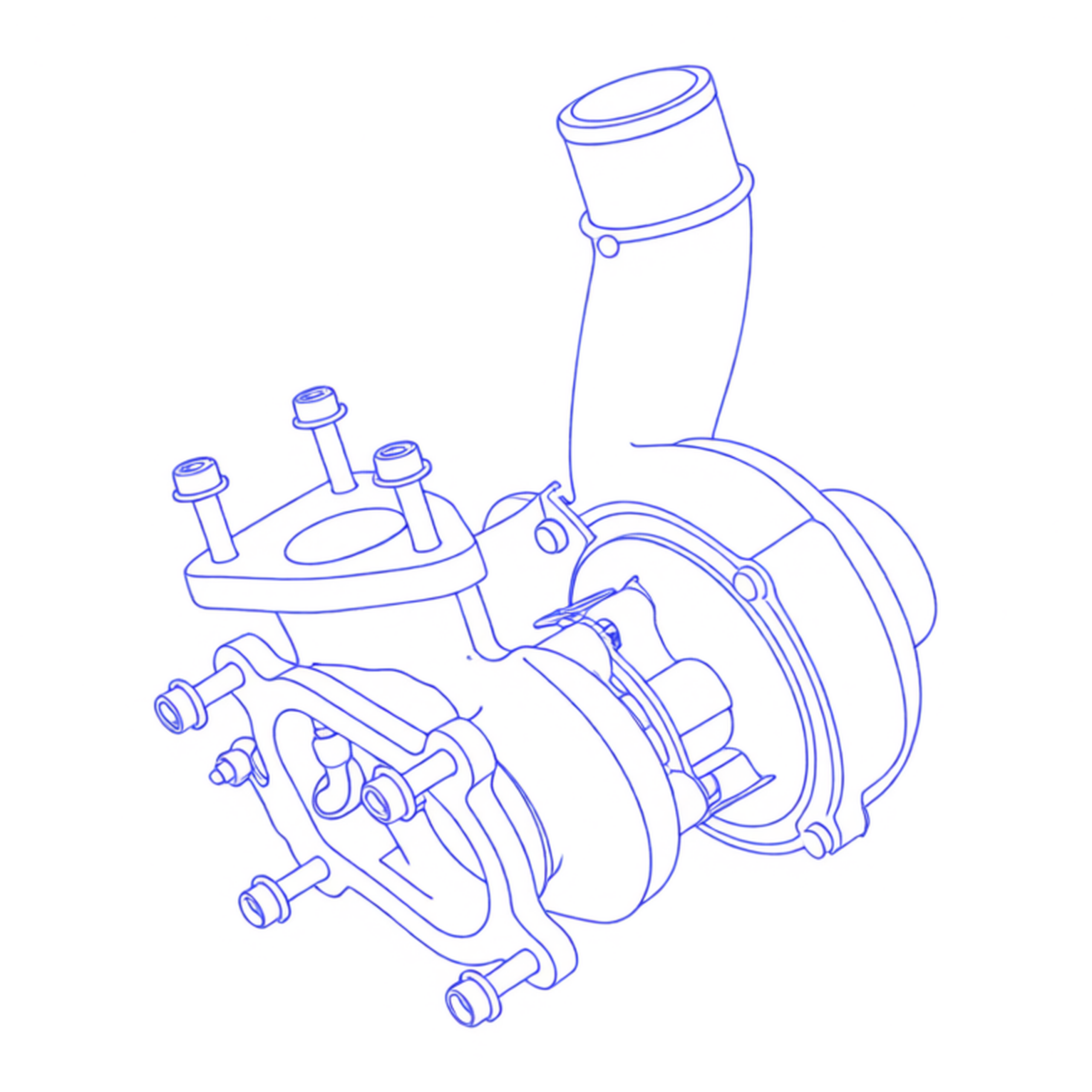 Turbocompressore revisionato BorgWarner 53039700055