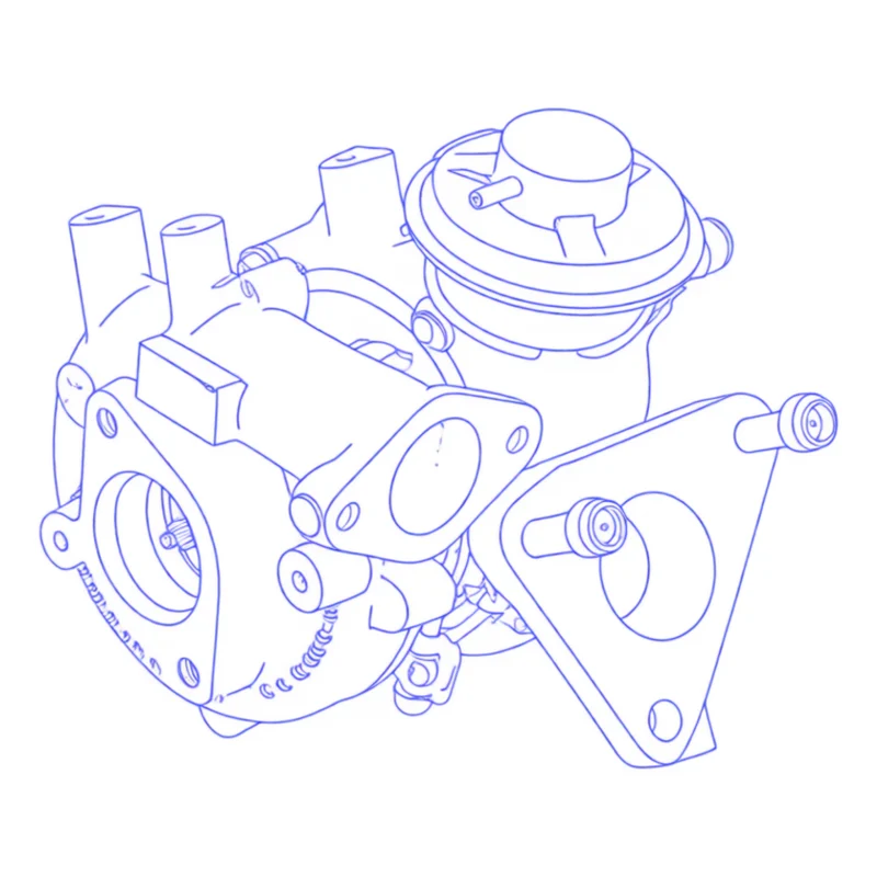 Turbocompressore revisionato Garrett 750441-1