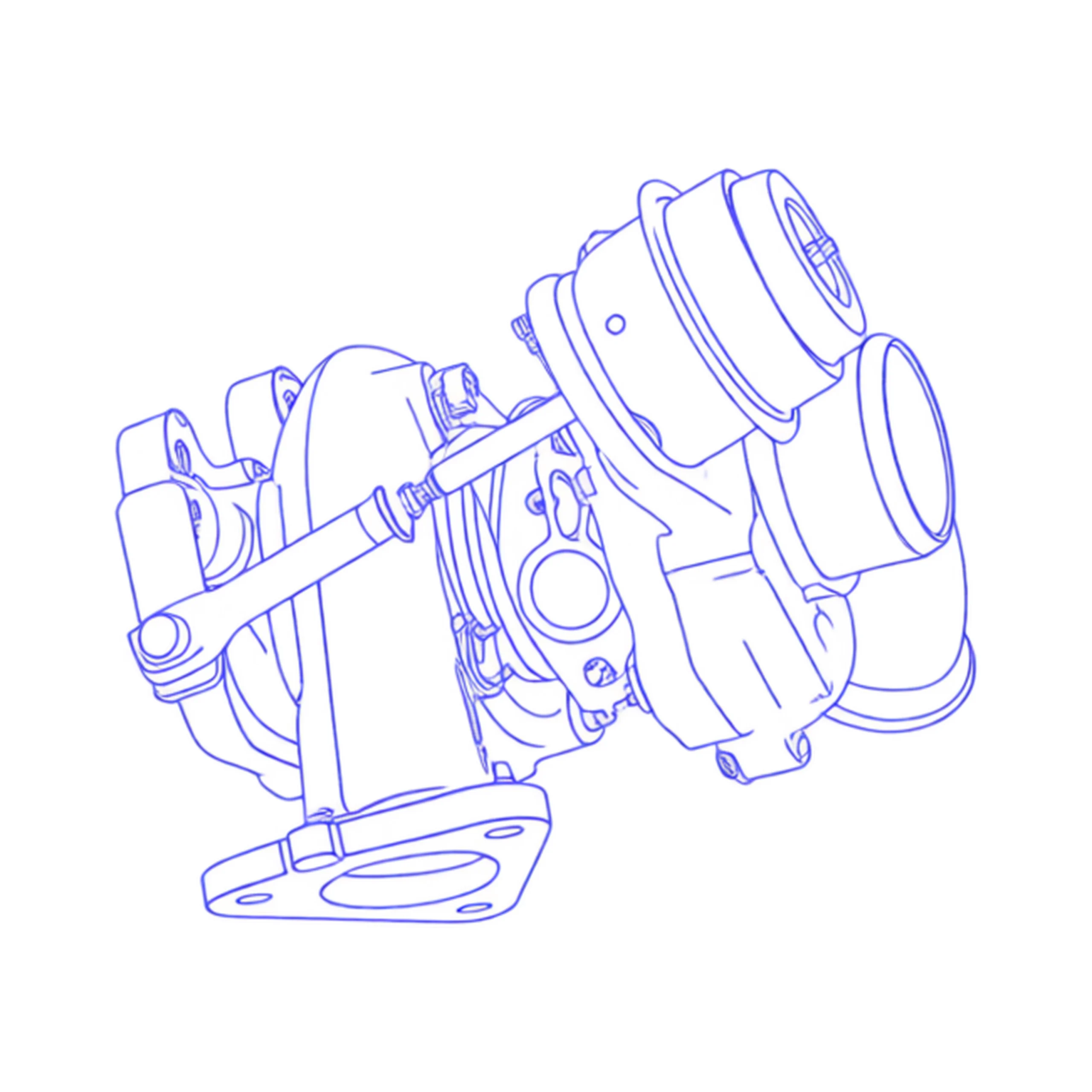 Turbocompressore revisionato Garrett 454216-2