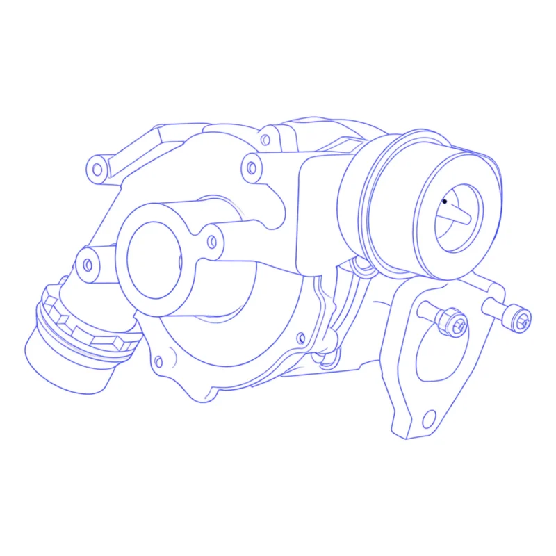 Turbocompressore revisionato BorgWarner 54389700002