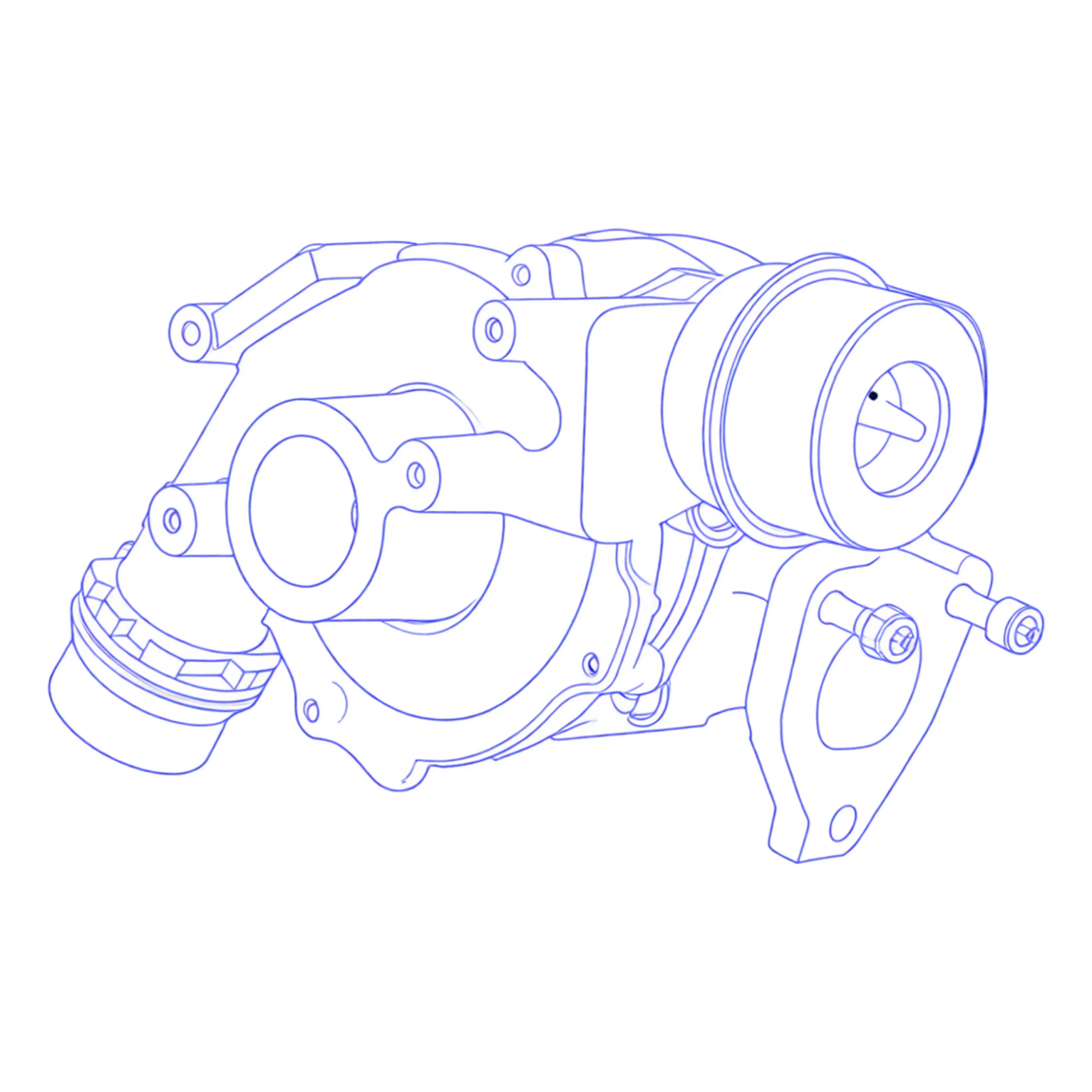 Turbocompressore revisionato BorgWarner 54389700002