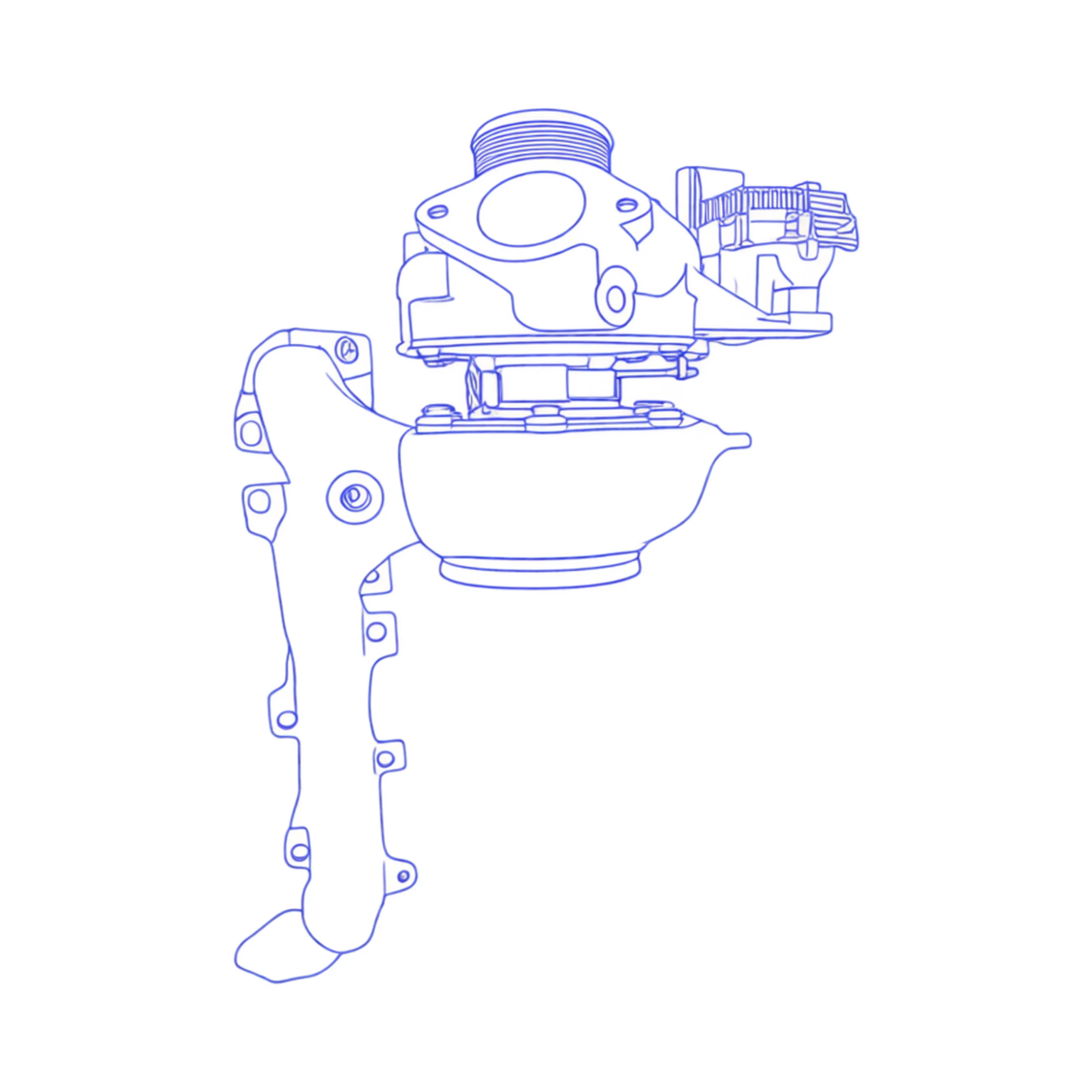 Turbocompressore revisionato BorgWarner 53039700698