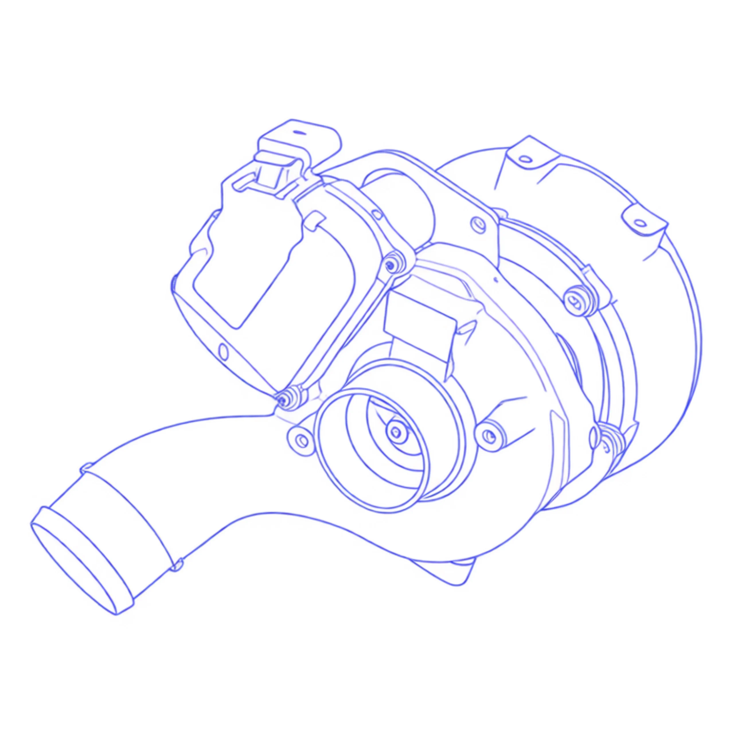 Turbocompressore revisionato BorgWarner 53049700051