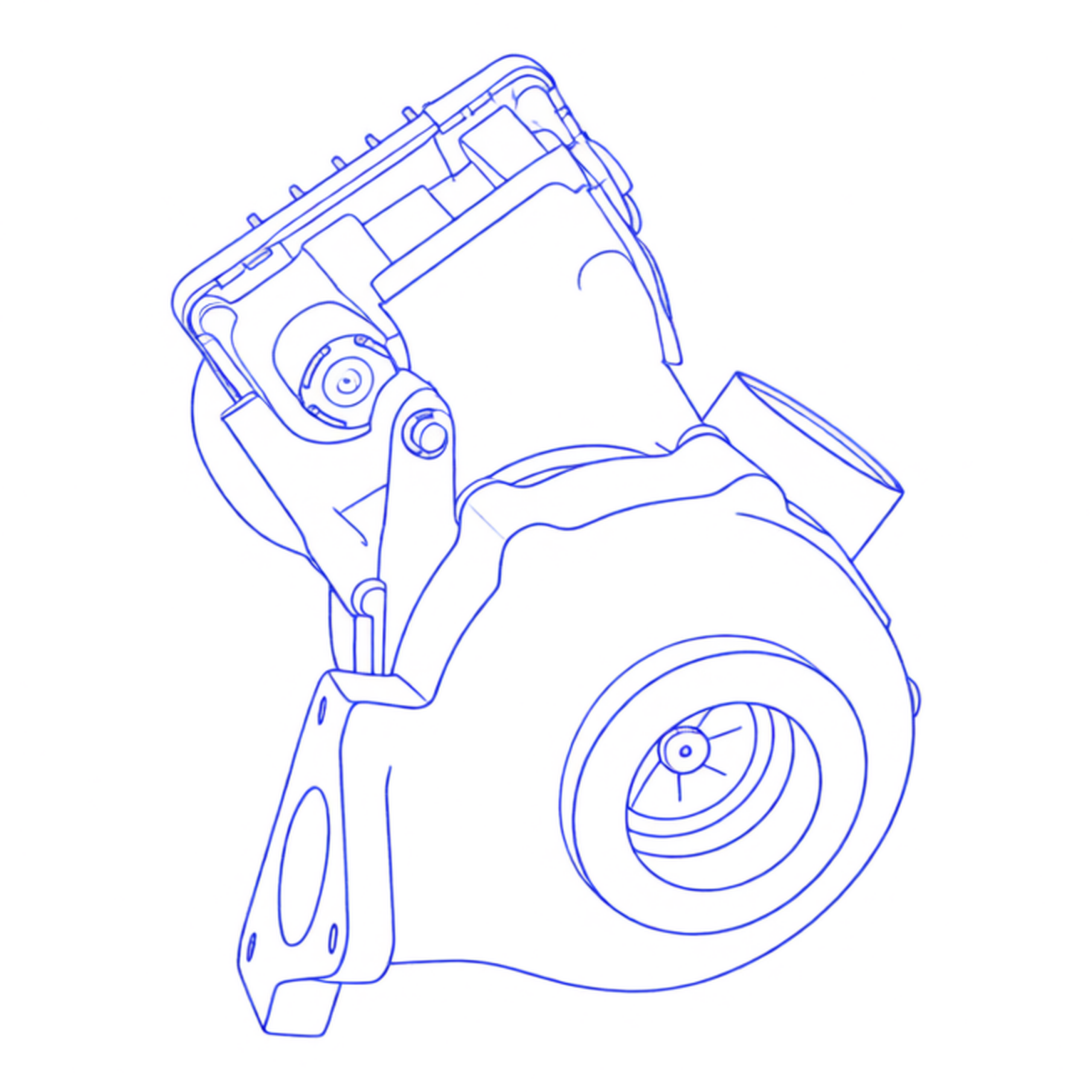 Turbocompressore revisionato Garrett 724495-3