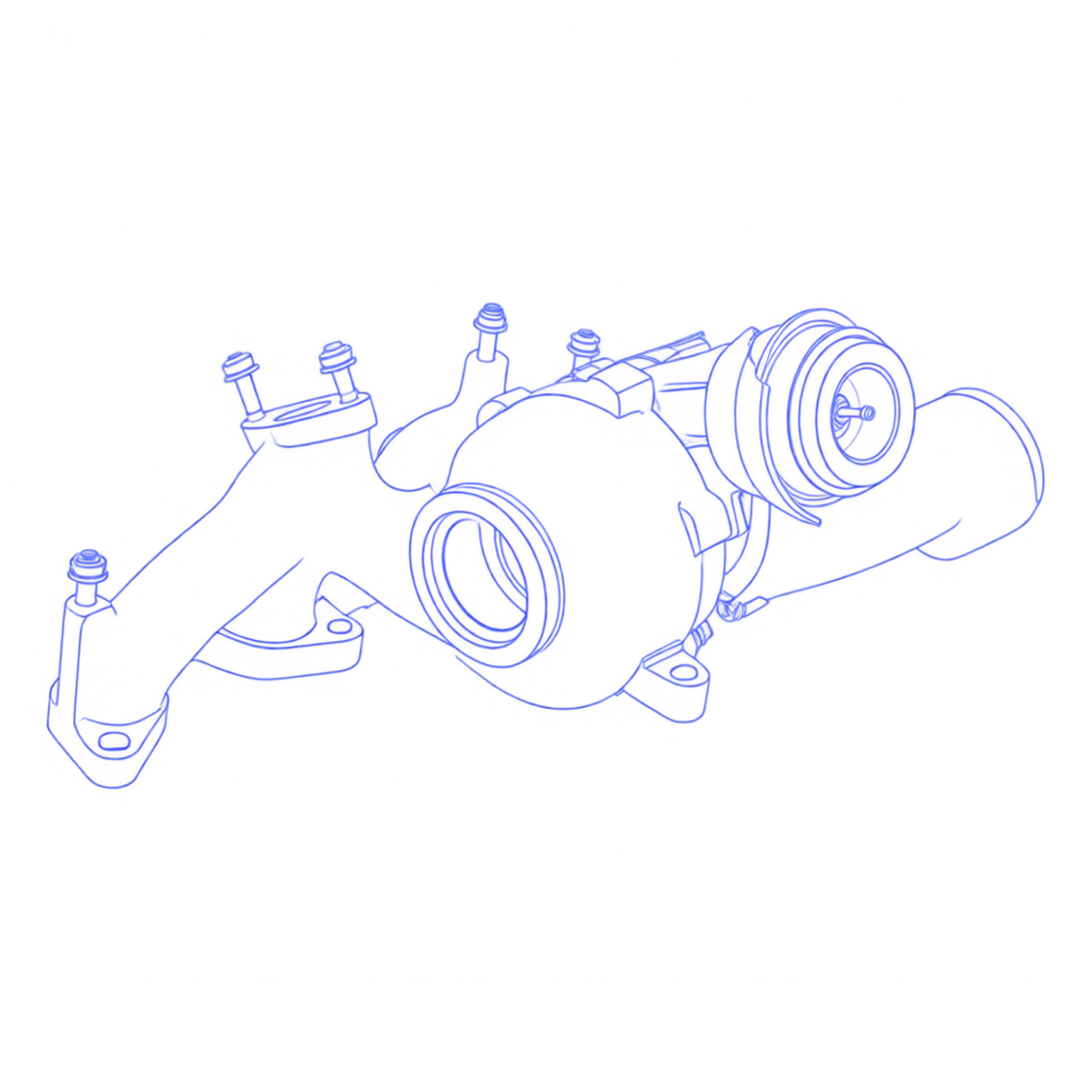 Turbocompressore revisionato Garrett 756062-1
