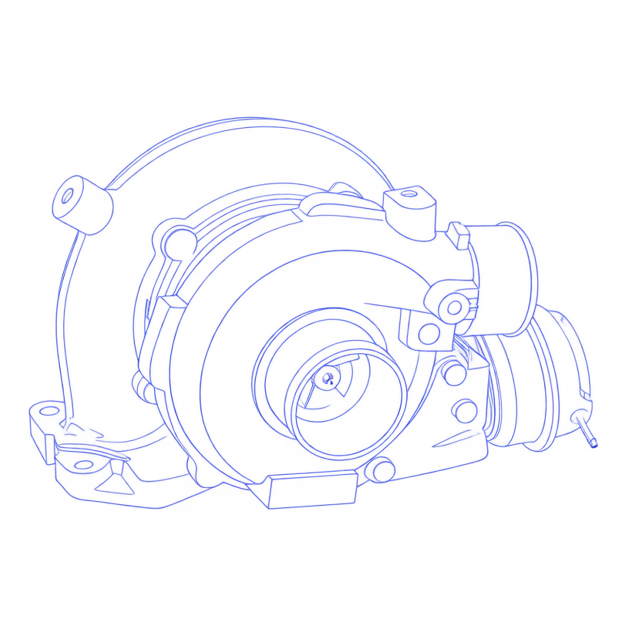 Turbocompressore revisionato Garrett 763360-1