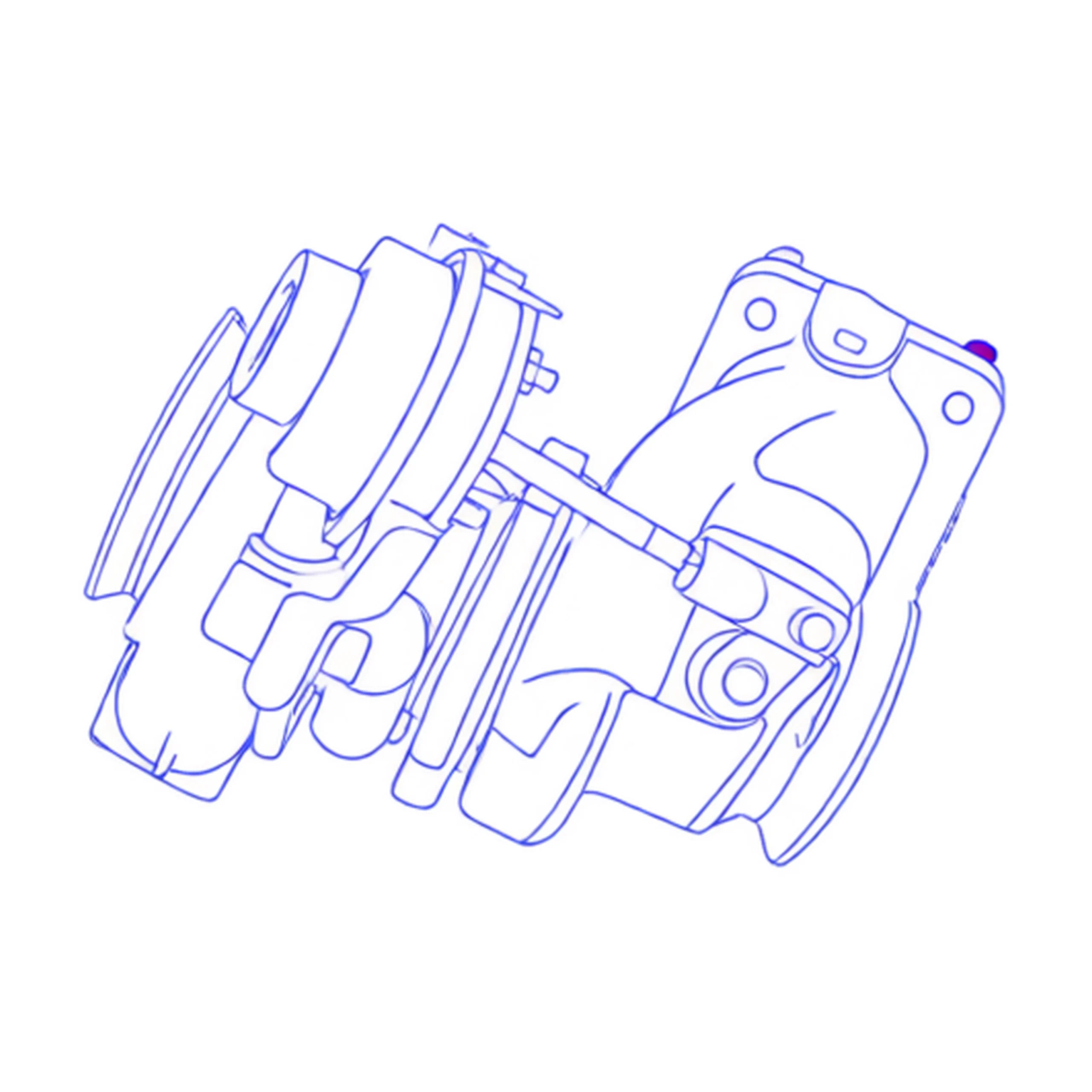 Turbocompressore revisionato Mitsubishi 49135-00720