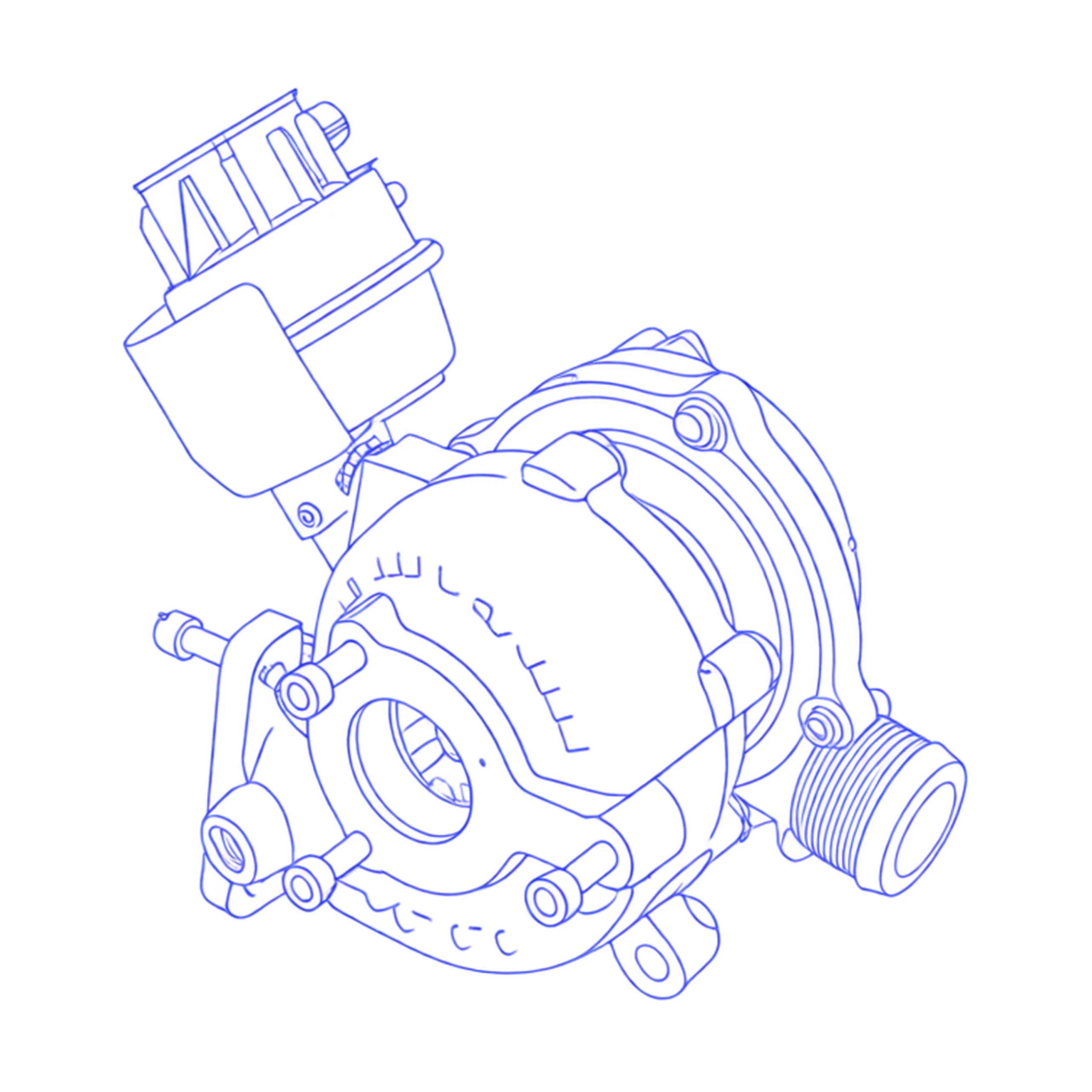 Turbocompressore revisionato BorgWarner 53039700109