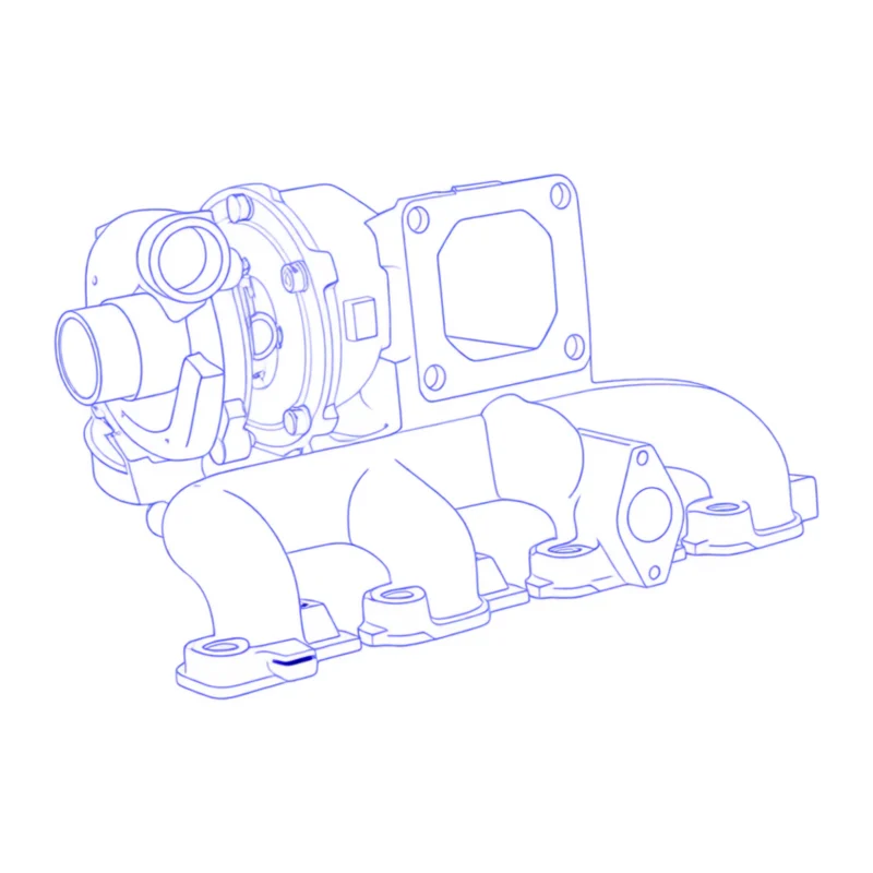 Turbocompressore revisionato Garrett 714467-8