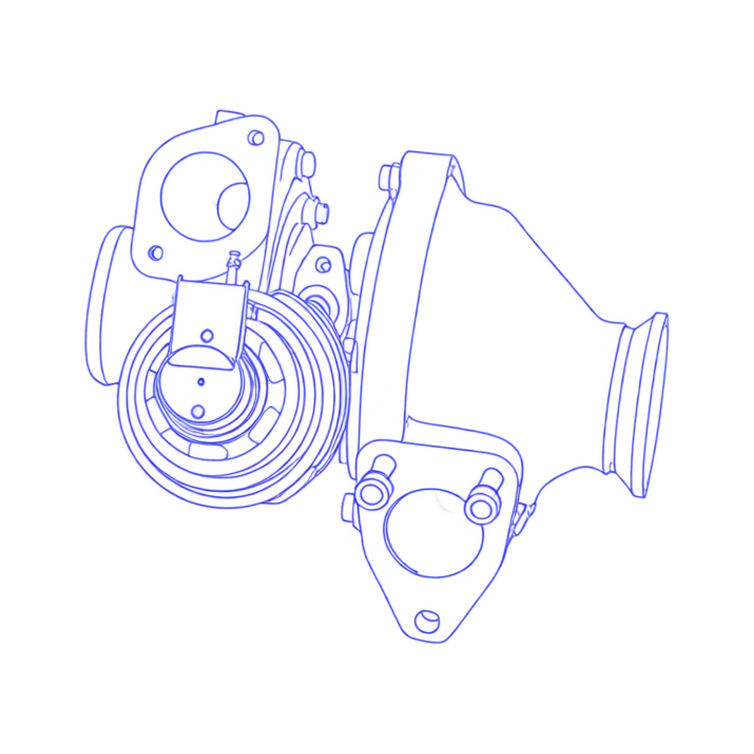 Turbocompressore revisionato Garrett 787274-1