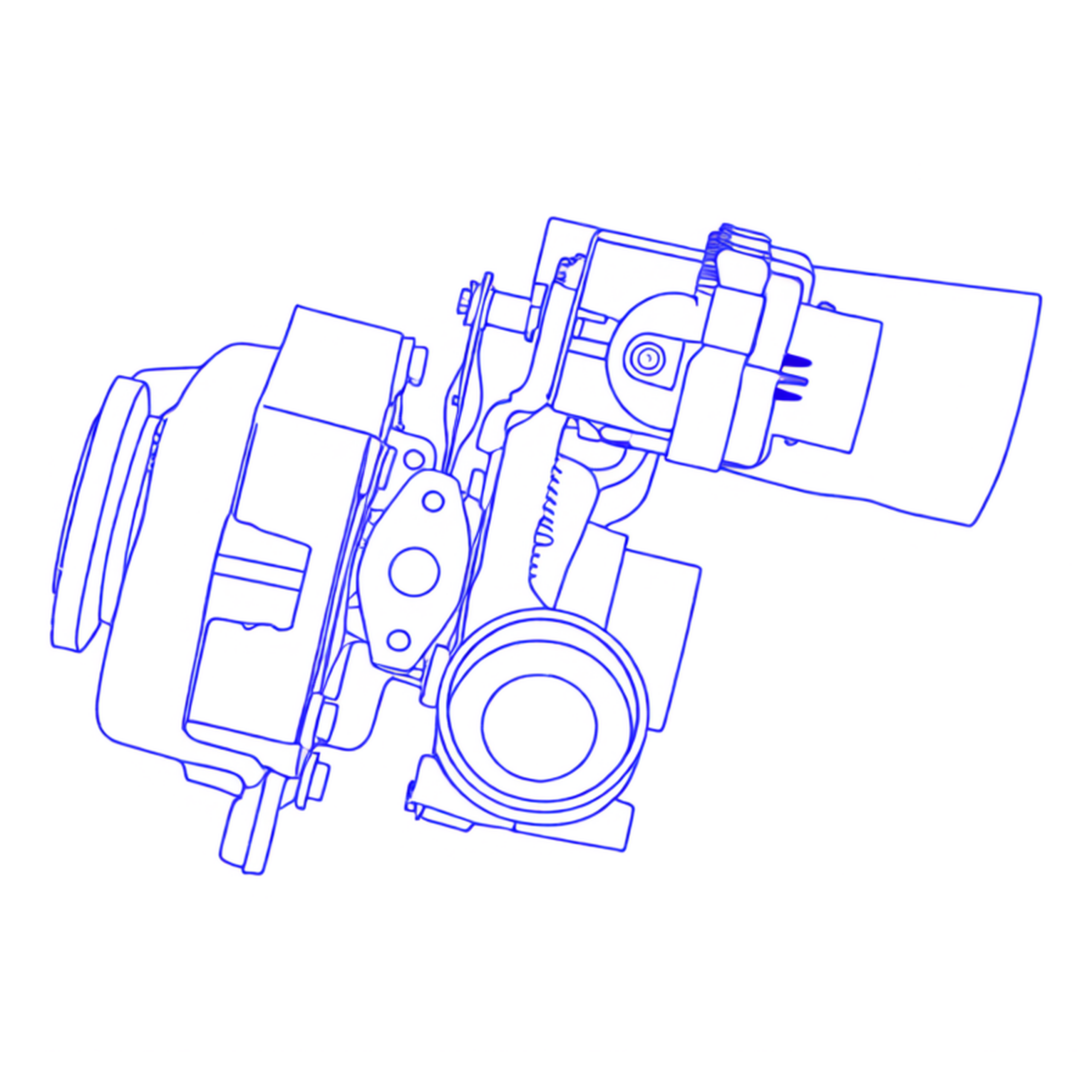 Turbocompressore revisionato Garrett 724495-3