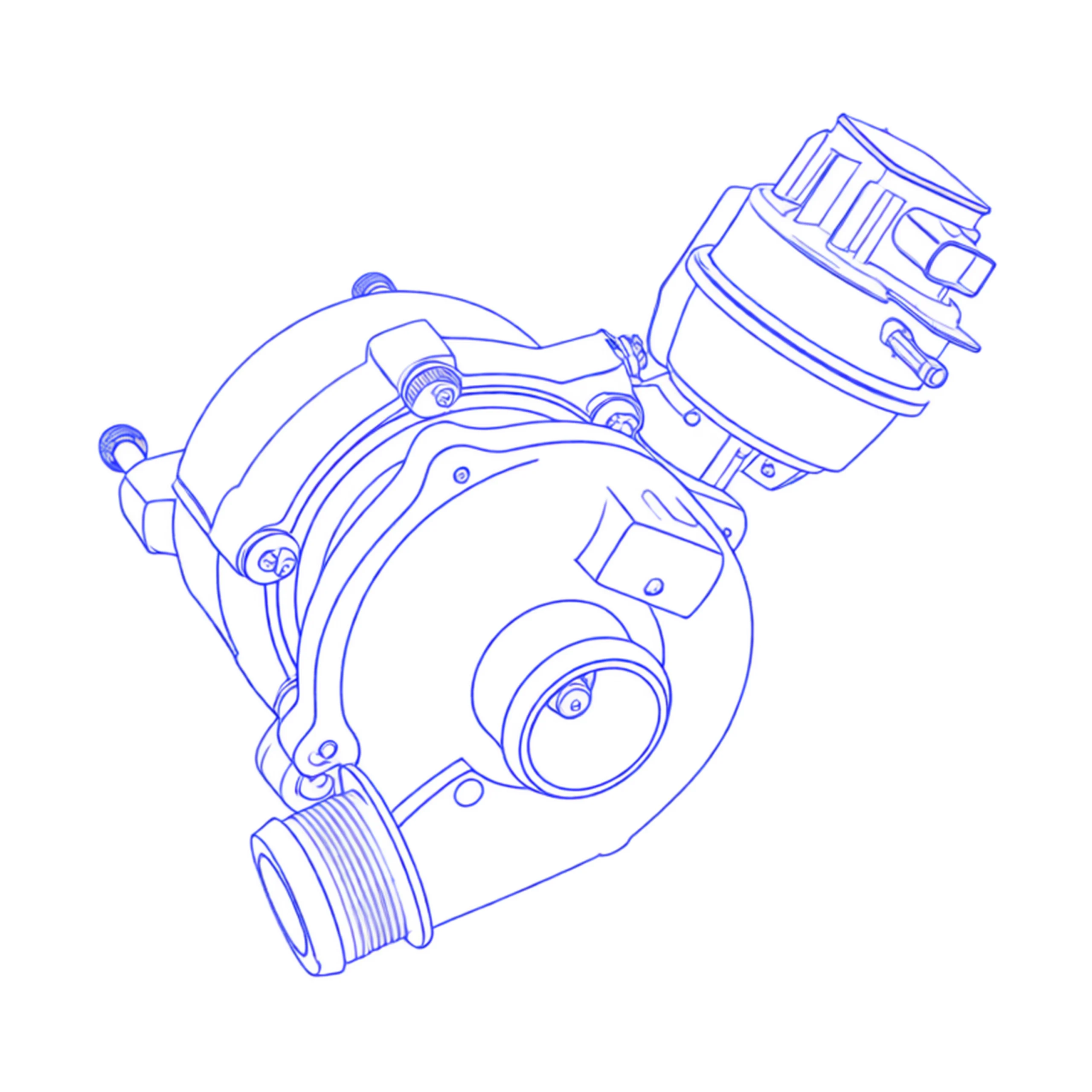Turbocompressore revisionato BorgWarner 53039700109