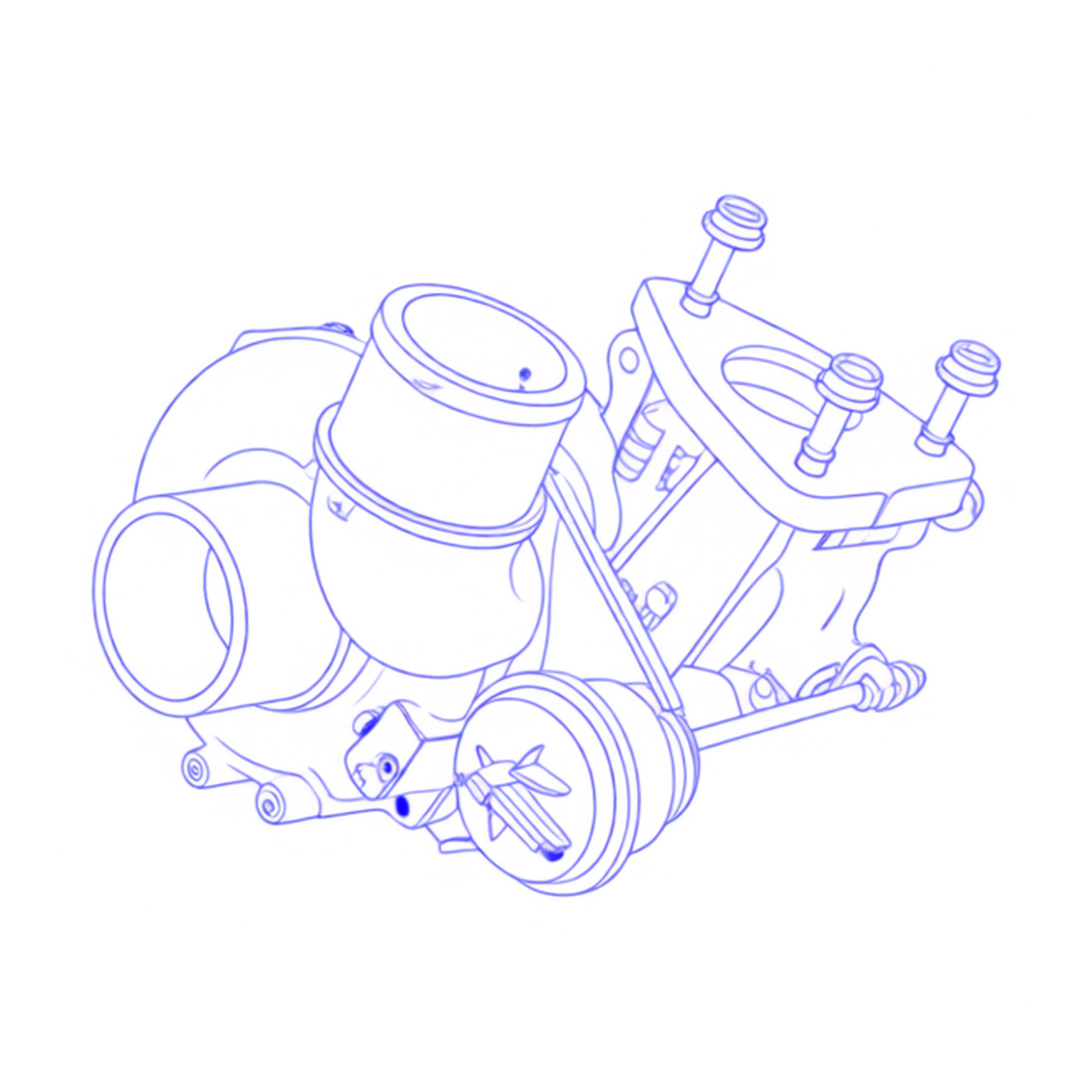 Turbocompressore revisionato BorgWarner 53039700055