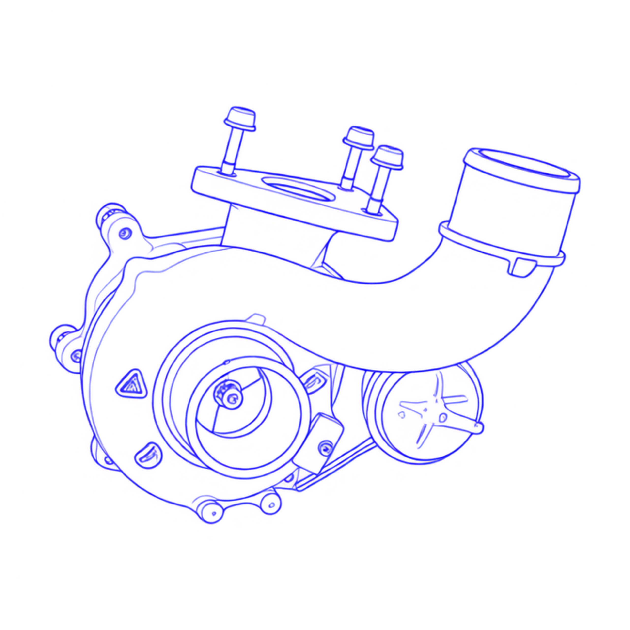 Turbocompressore revisionato BorgWarner 53039700055