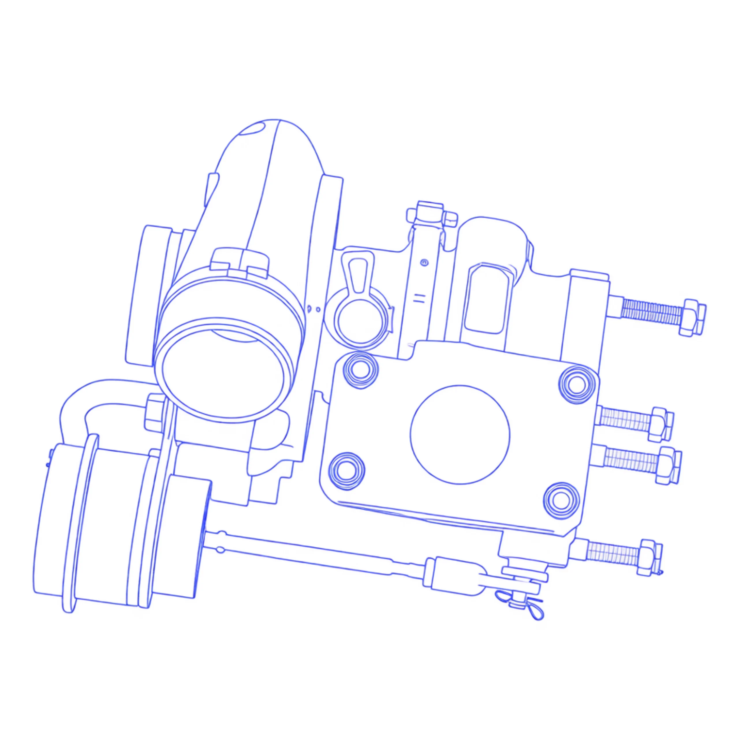 Turbocompressore revisionato BorgWarner 53039700116