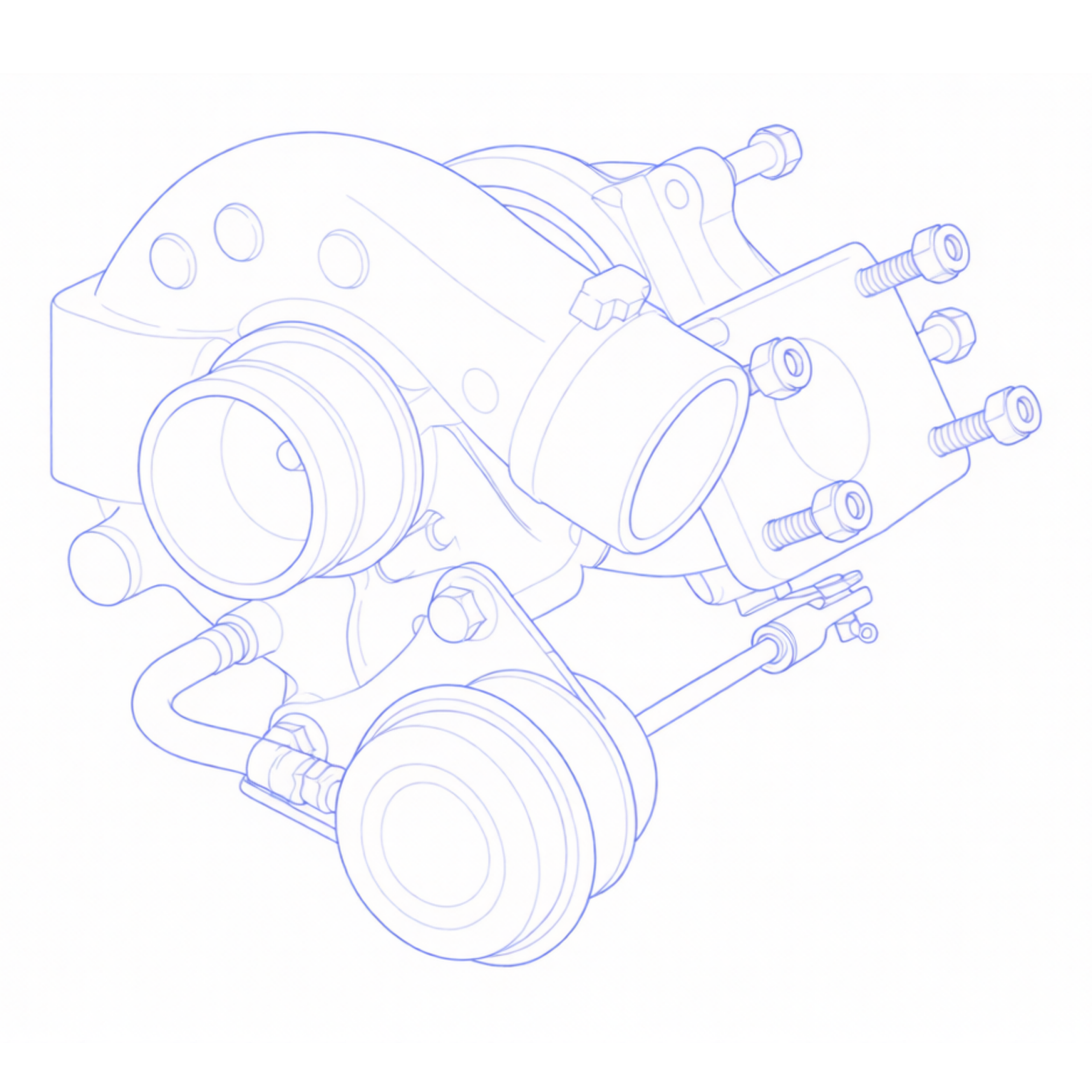 Turbocompressore revisionato BorgWarner 53039700116