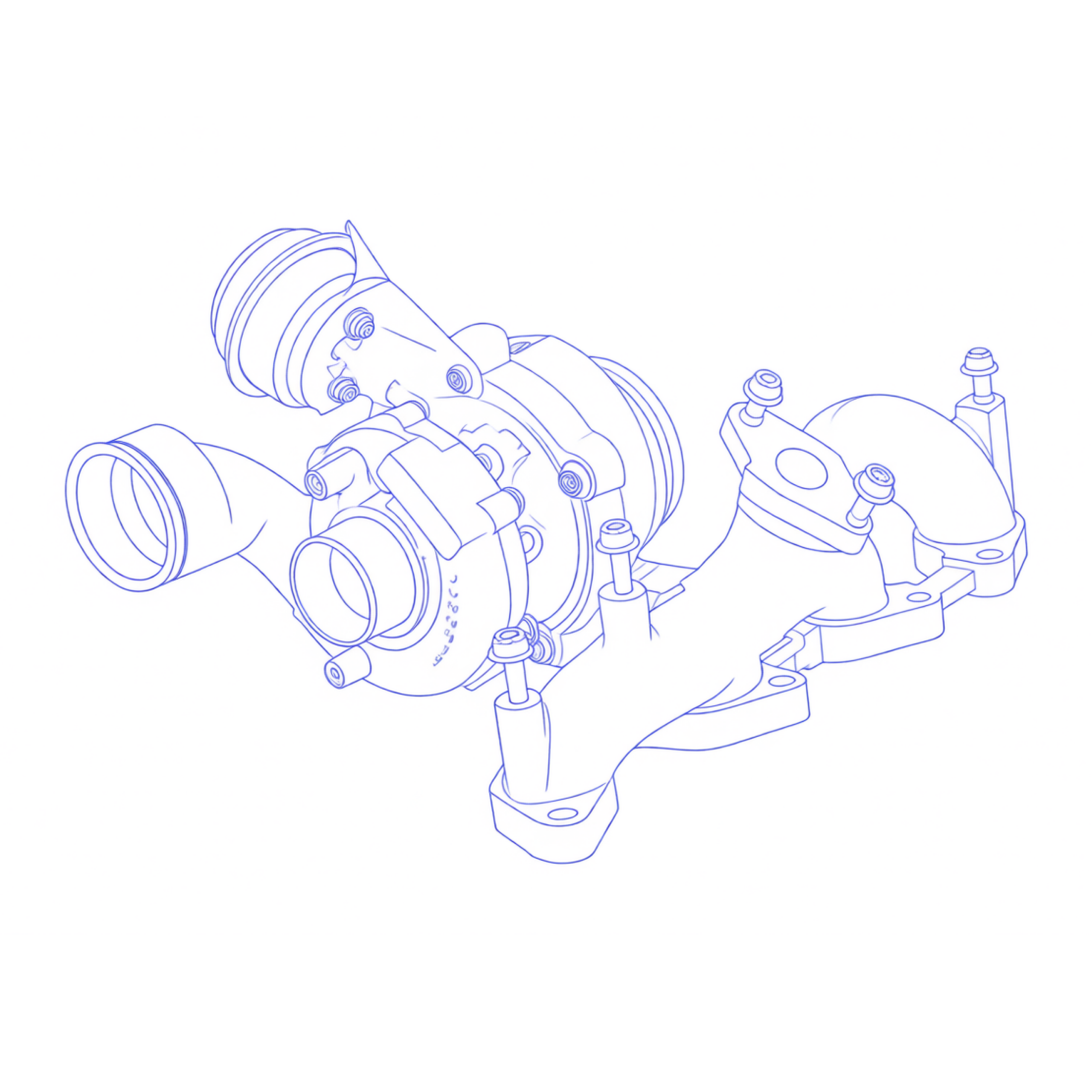 Turbocompressore revisionato Garrett 756062-1