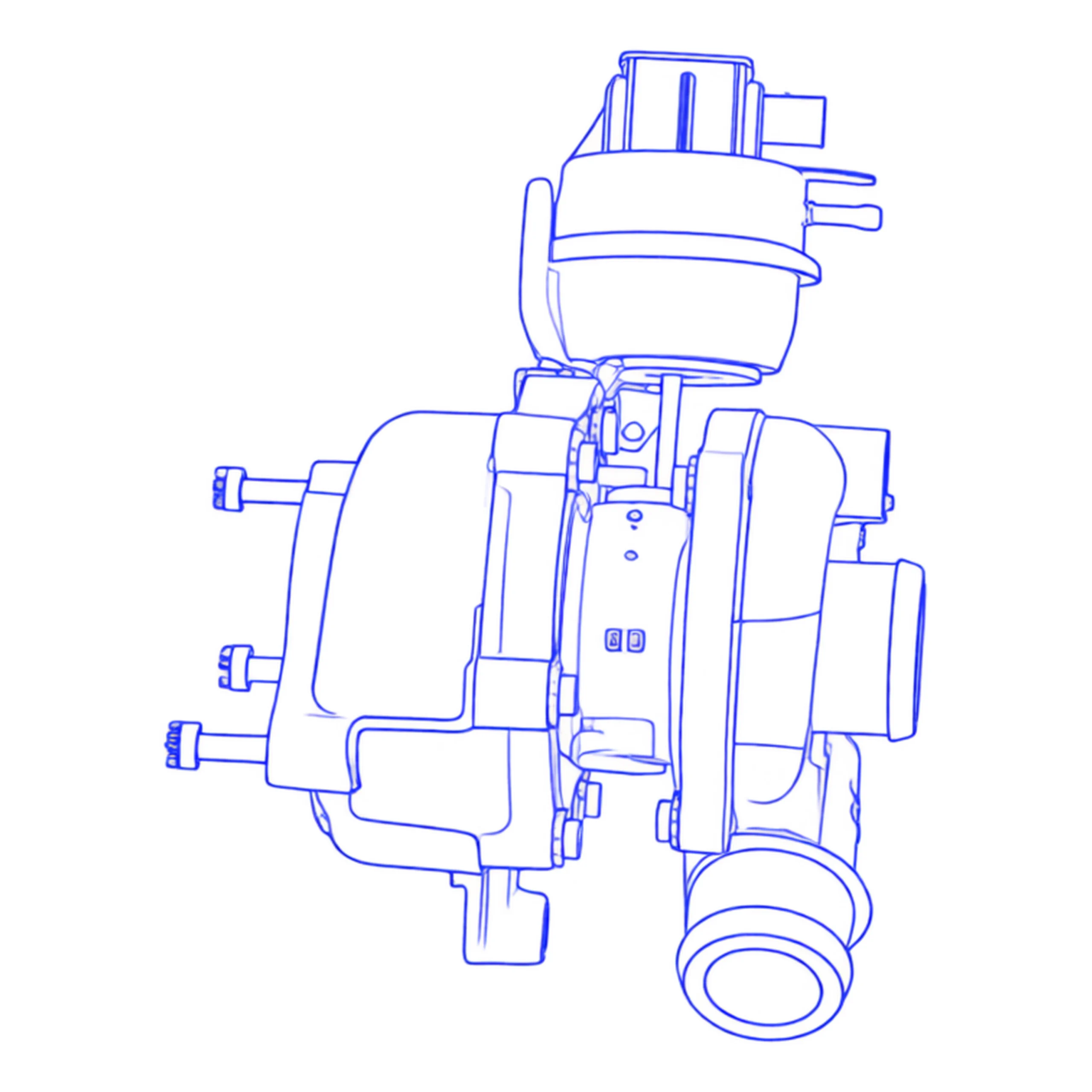 Turbocompressore revisionato BorgWarner 53039700109