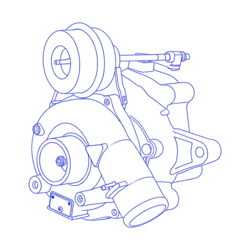 Turbocompressore revisionato BorgWarner 53039700024