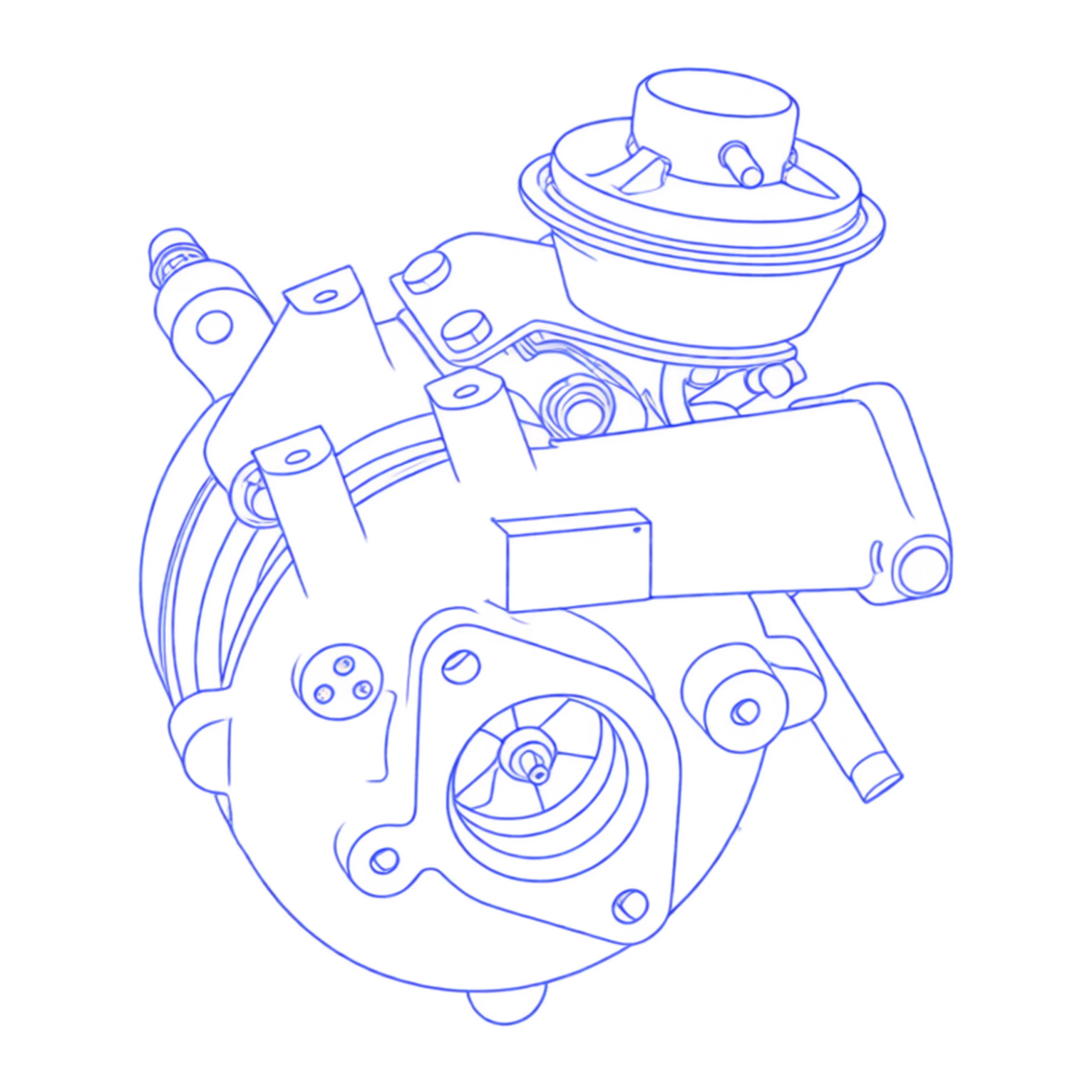 Turbocompressore revisionato Garrett 750441-1
