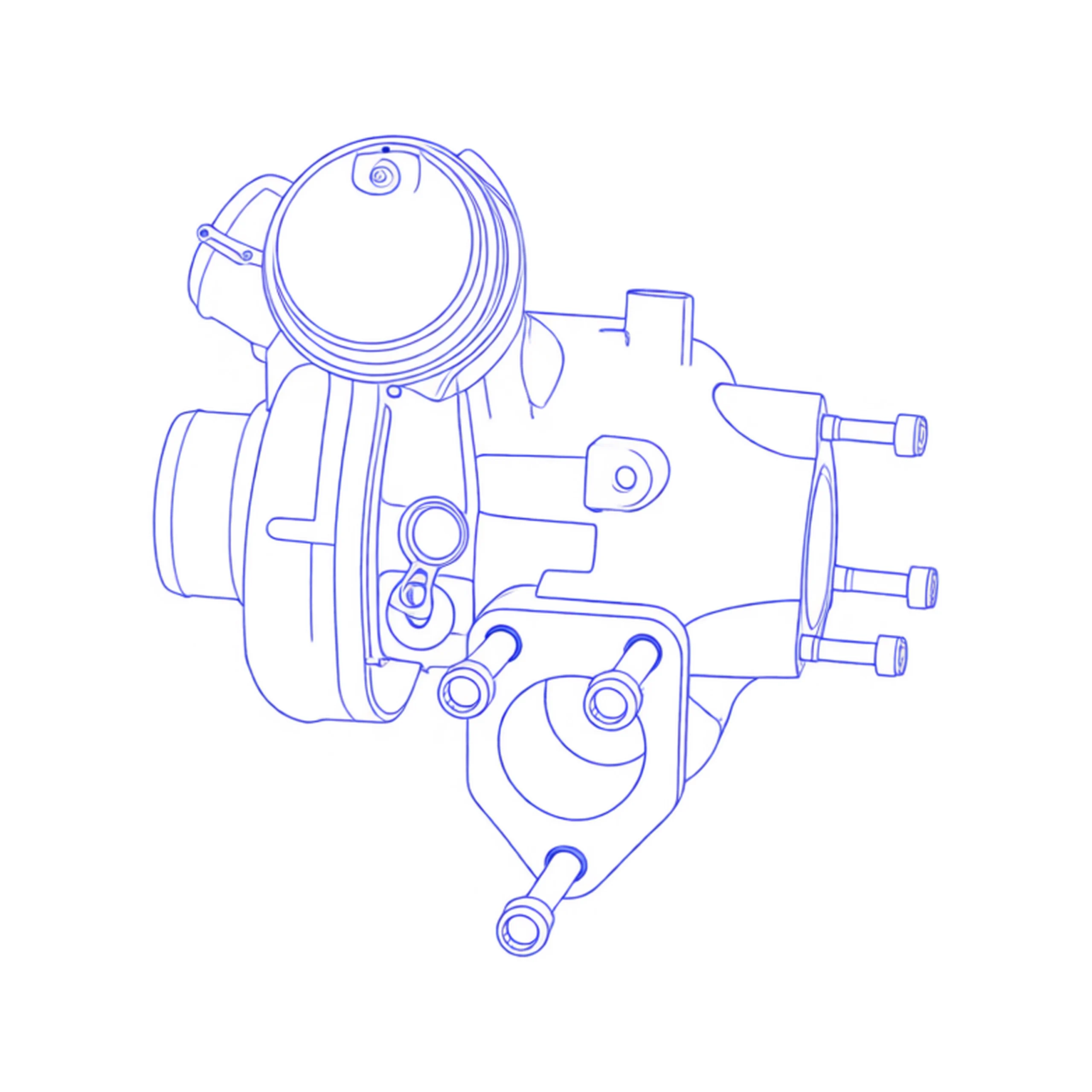 Turbocompressore revisionato BorgWarner 53039700144