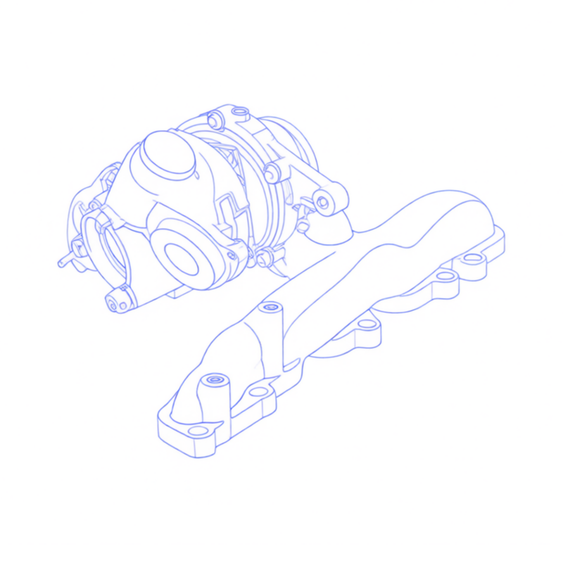 Turbocompressore revisionato Garrett 847671-2