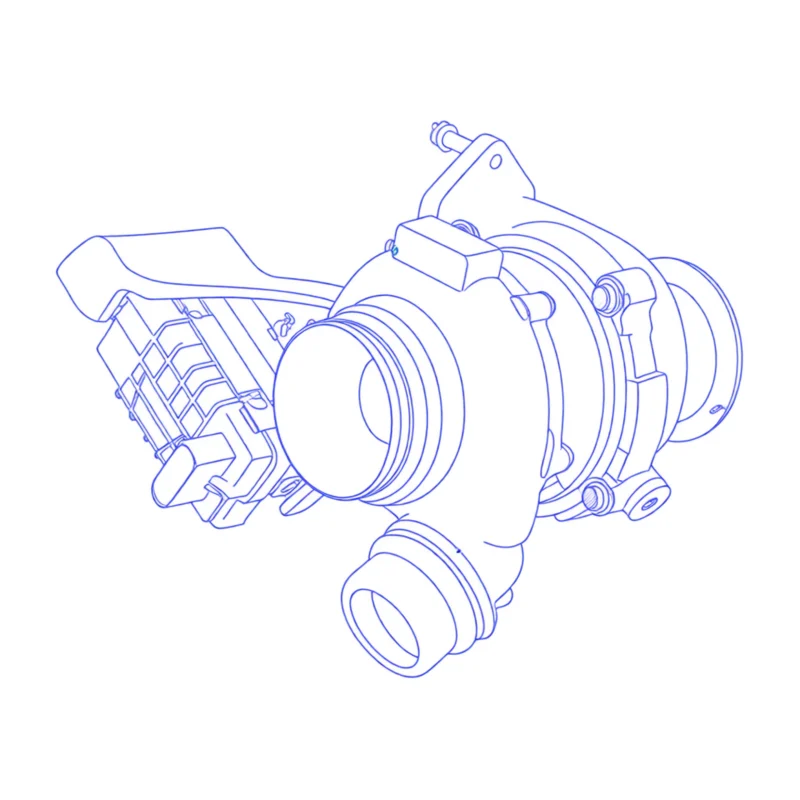 Turbocompressore revisionato Garrett 767378-1