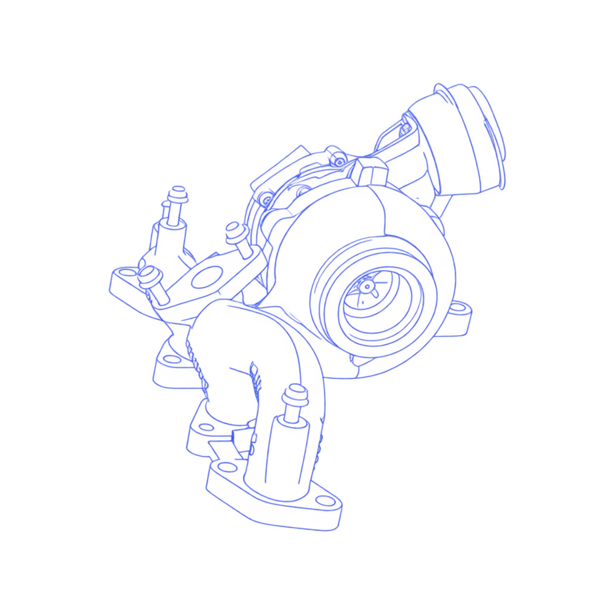 Turbocompressore revisionato Garrett 756062-1