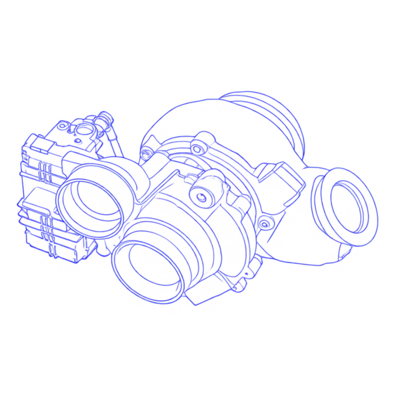 Turbocompressore revisionato Garrett 831120-1