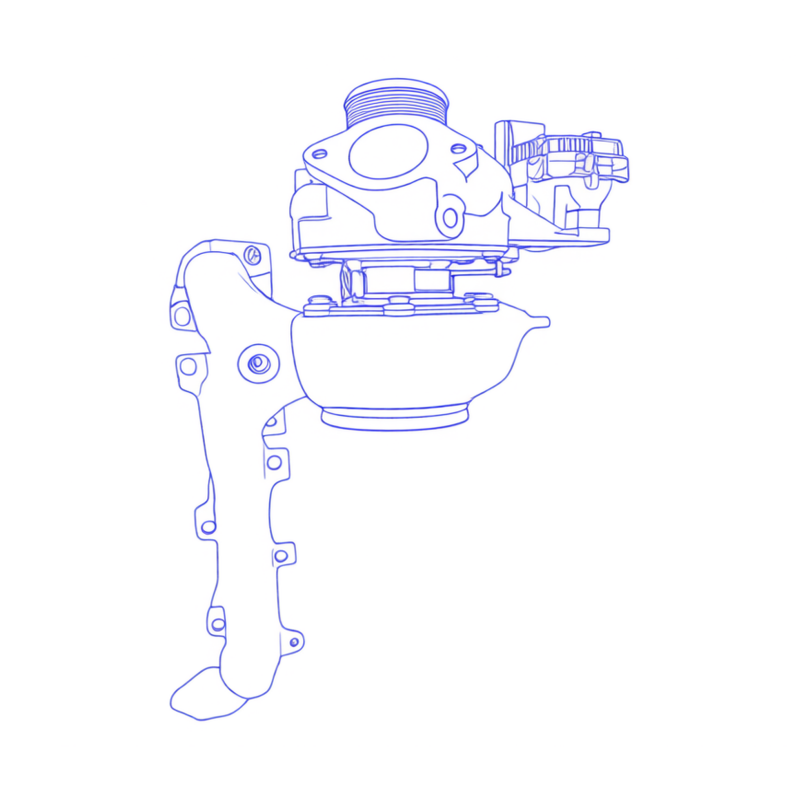 Turbocompressore revisionato BorgWarner 53039700698