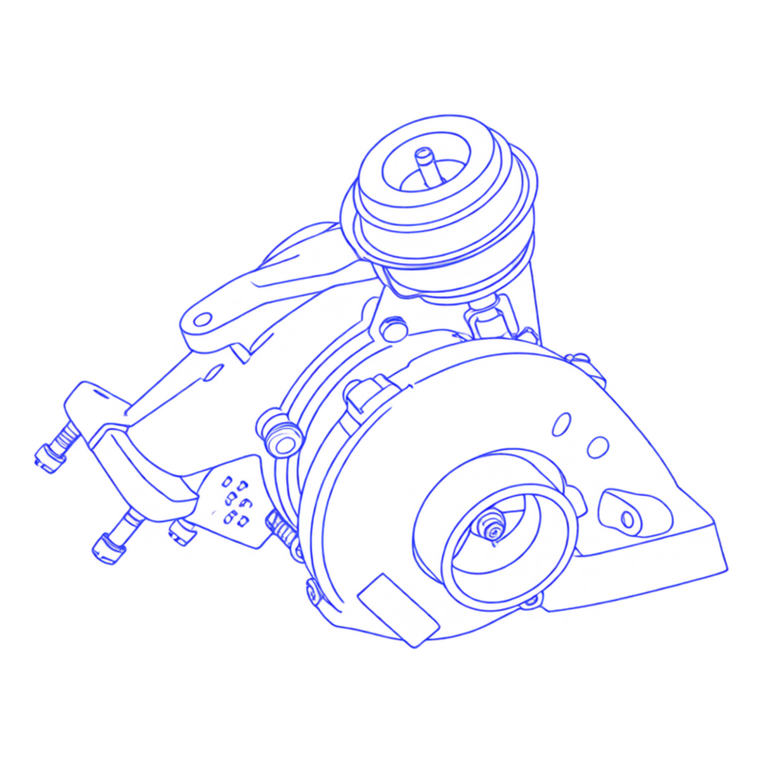 Turbocompressore revisionato Garrett 715568-1