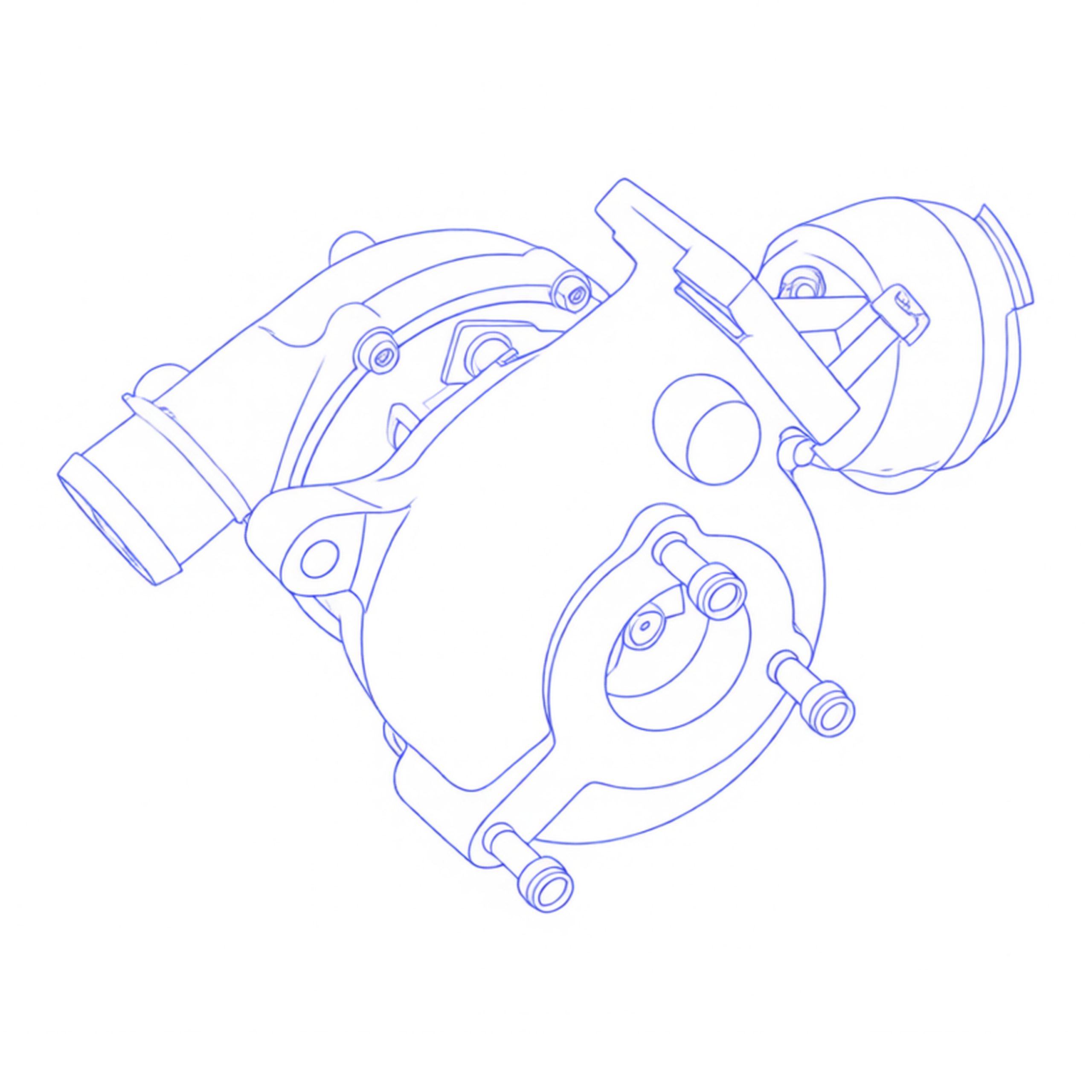 Turbocompressore revisionato Garrett 761437-3