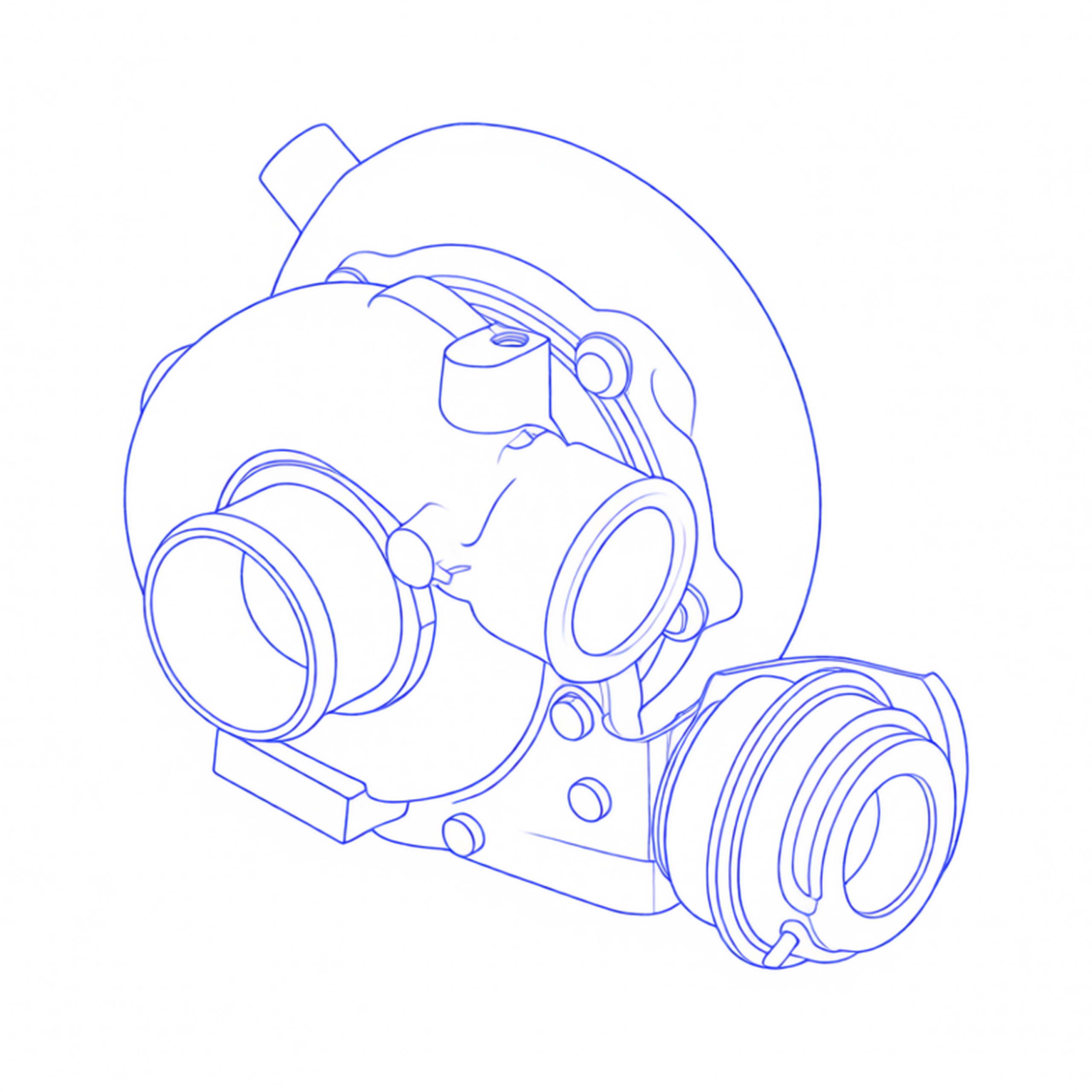 Turbocompressore revisionato Garrett 763360-1