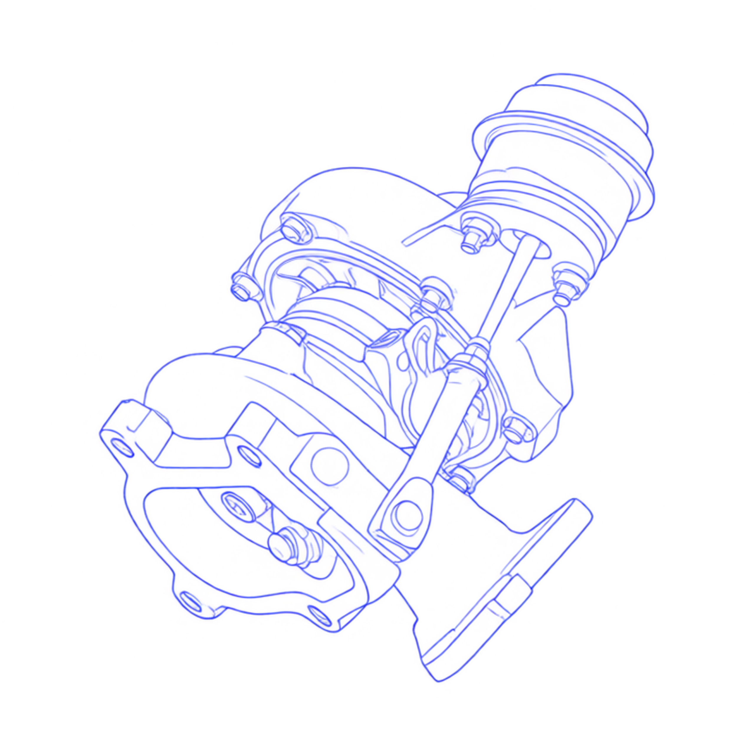 Turbocompressore revisionato Garrett 454216-2
