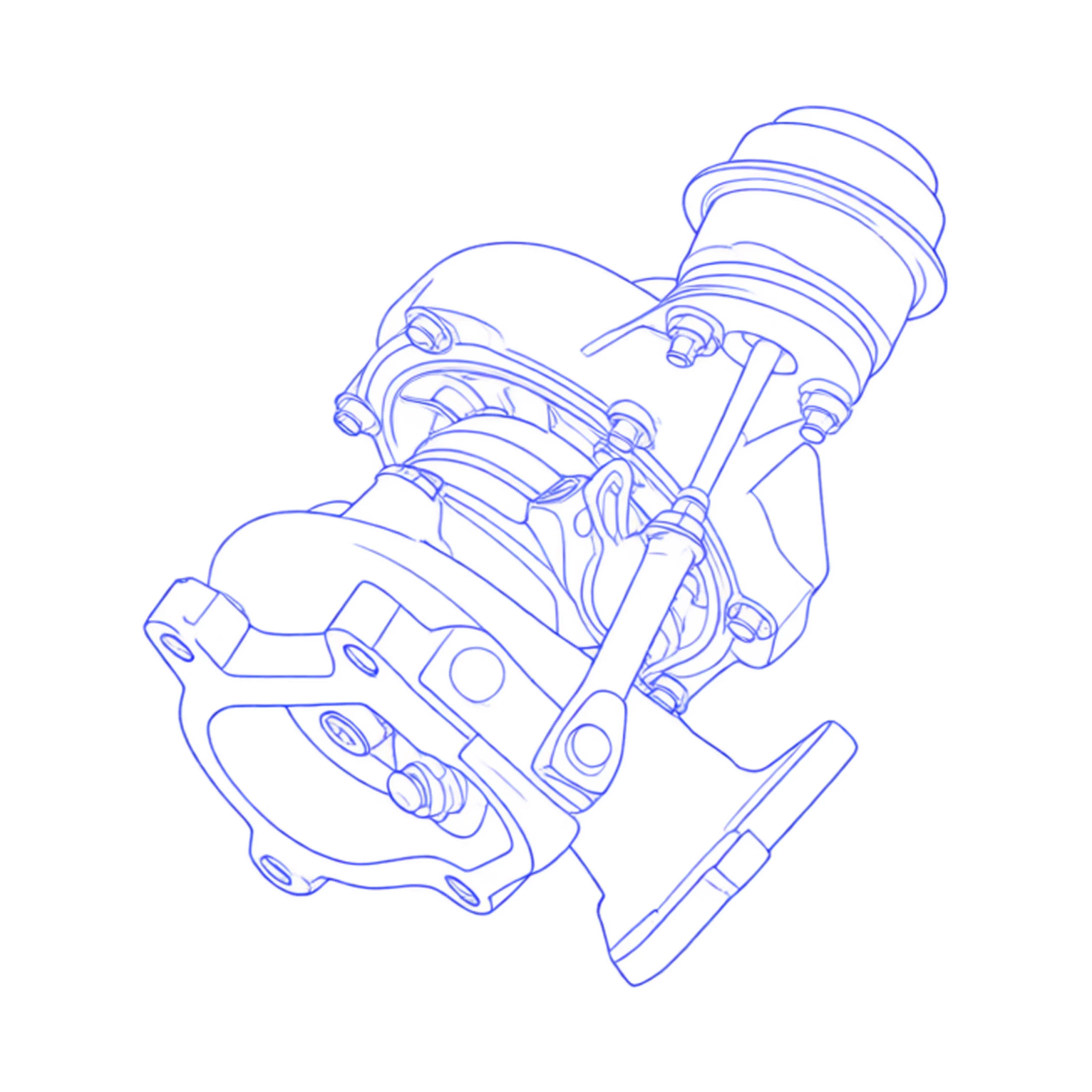 Turbocompressore revisionato Garrett 454216-2