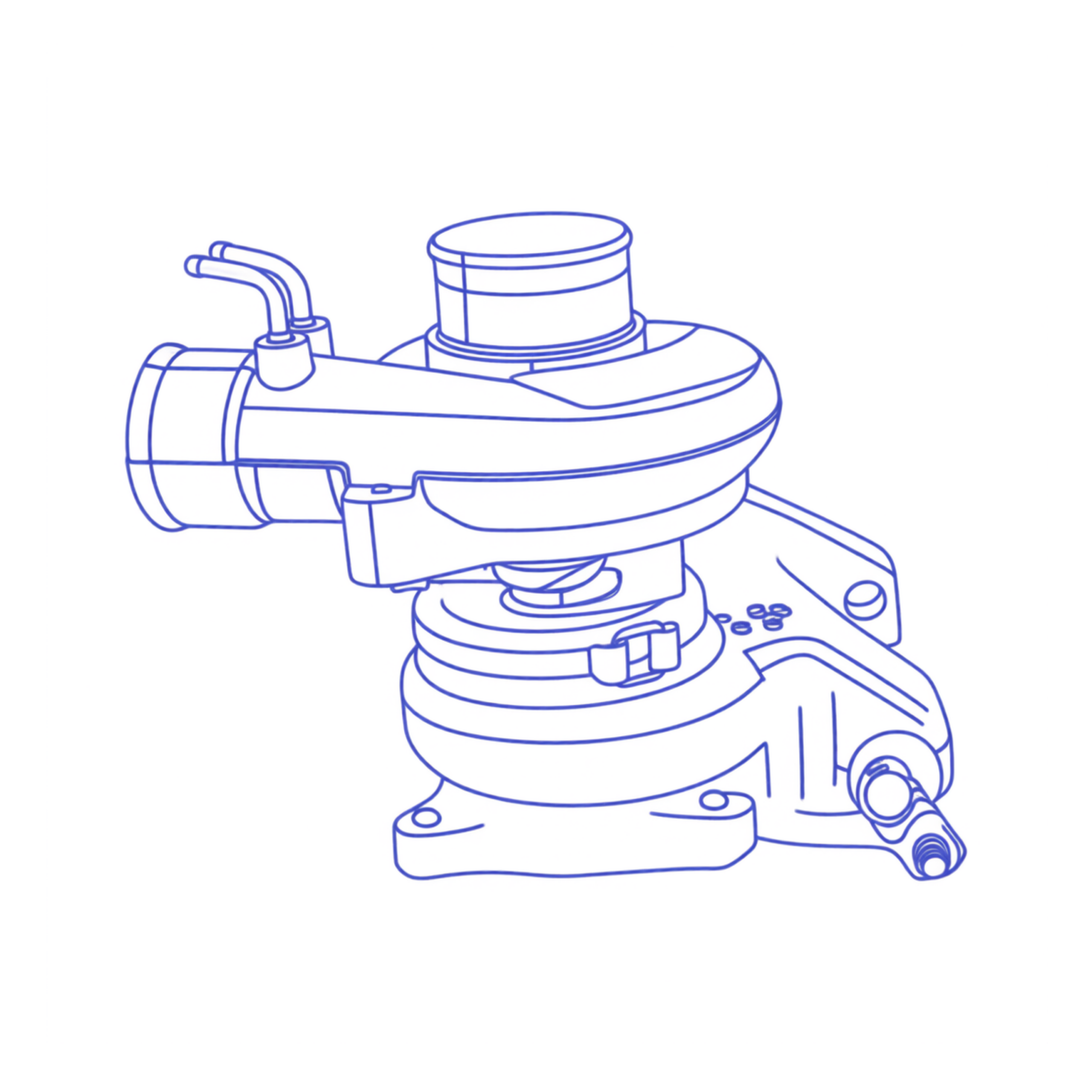 Turbocompressore revisionato Mitsubishi 49177-01500