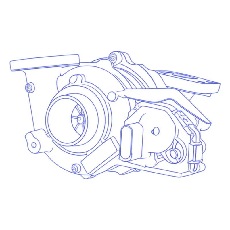 Turbocompressore revisionato Garrett 853603-2