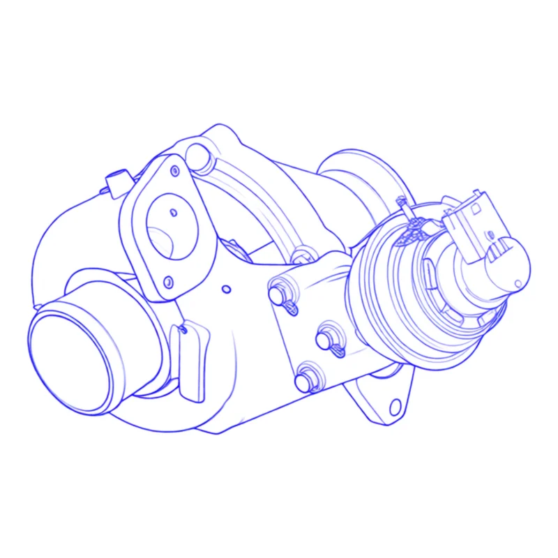 Turbocompressore revisionato Garrett 787274-1