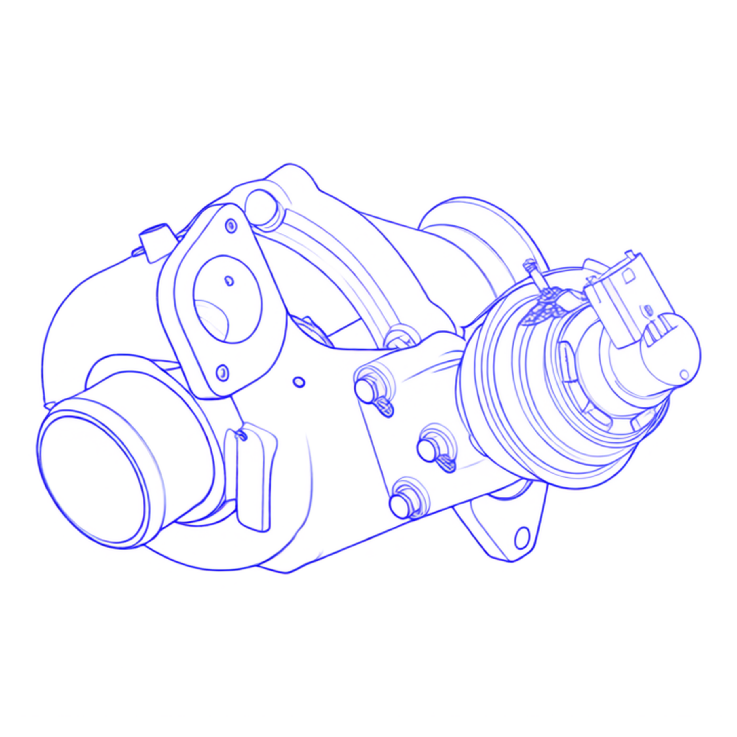 Turbocompressore revisionato Garrett 787274-1
