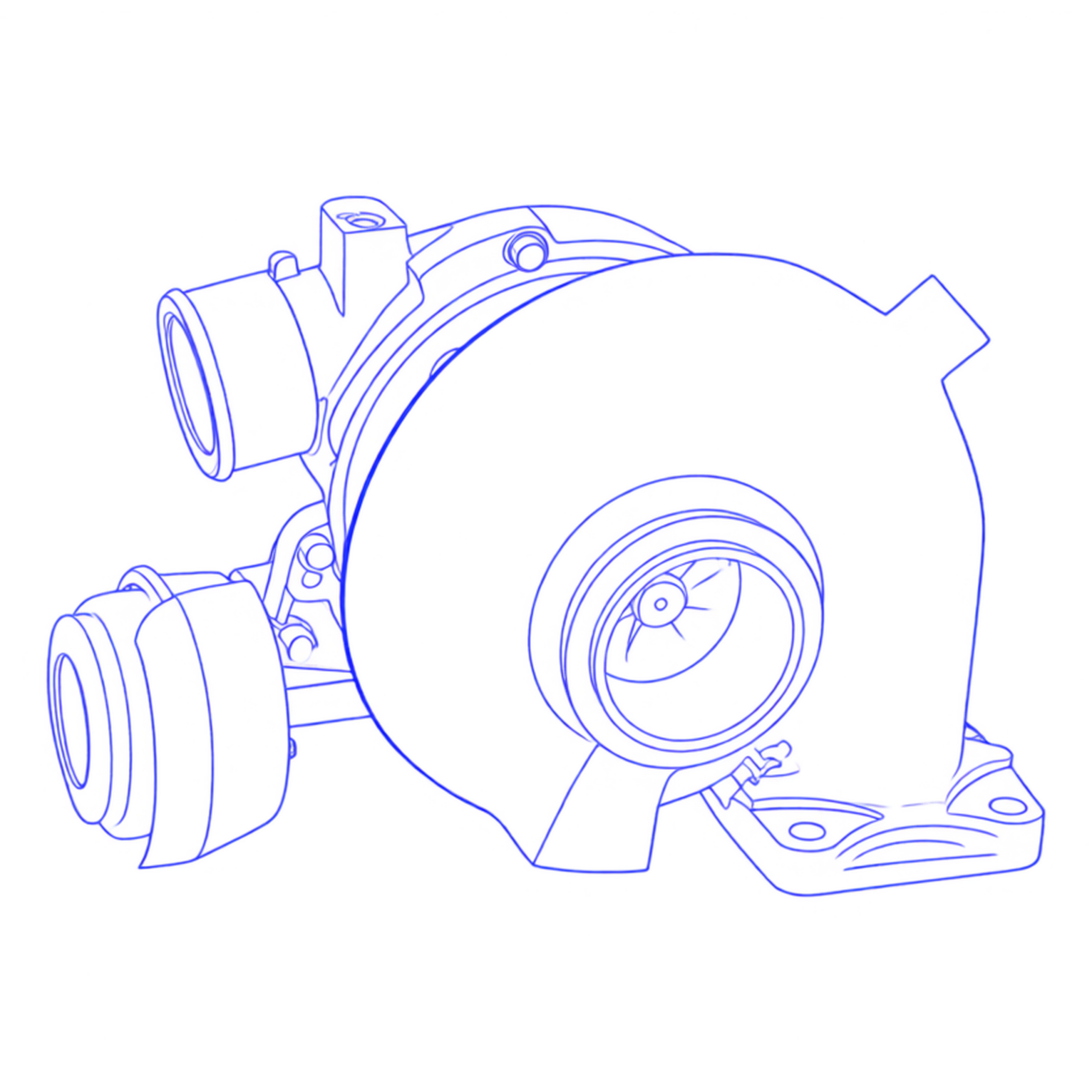 Turbocompressore revisionato Garrett 763360-1