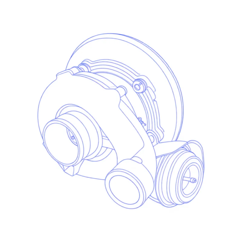 Turbocompressore revisionato Garrett 765277-1