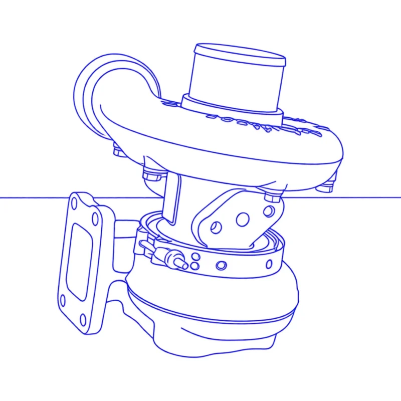 Turbocompressore revisionato Schwitzer 318270